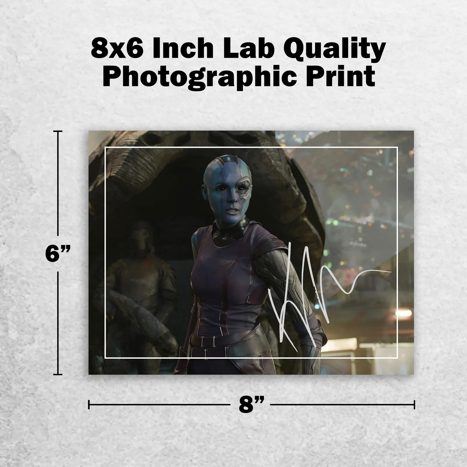 Karen Gillan 8x6 Photo Signed Memorabilia 8x6 Pre Printed Autograph Photo, изображение 2
