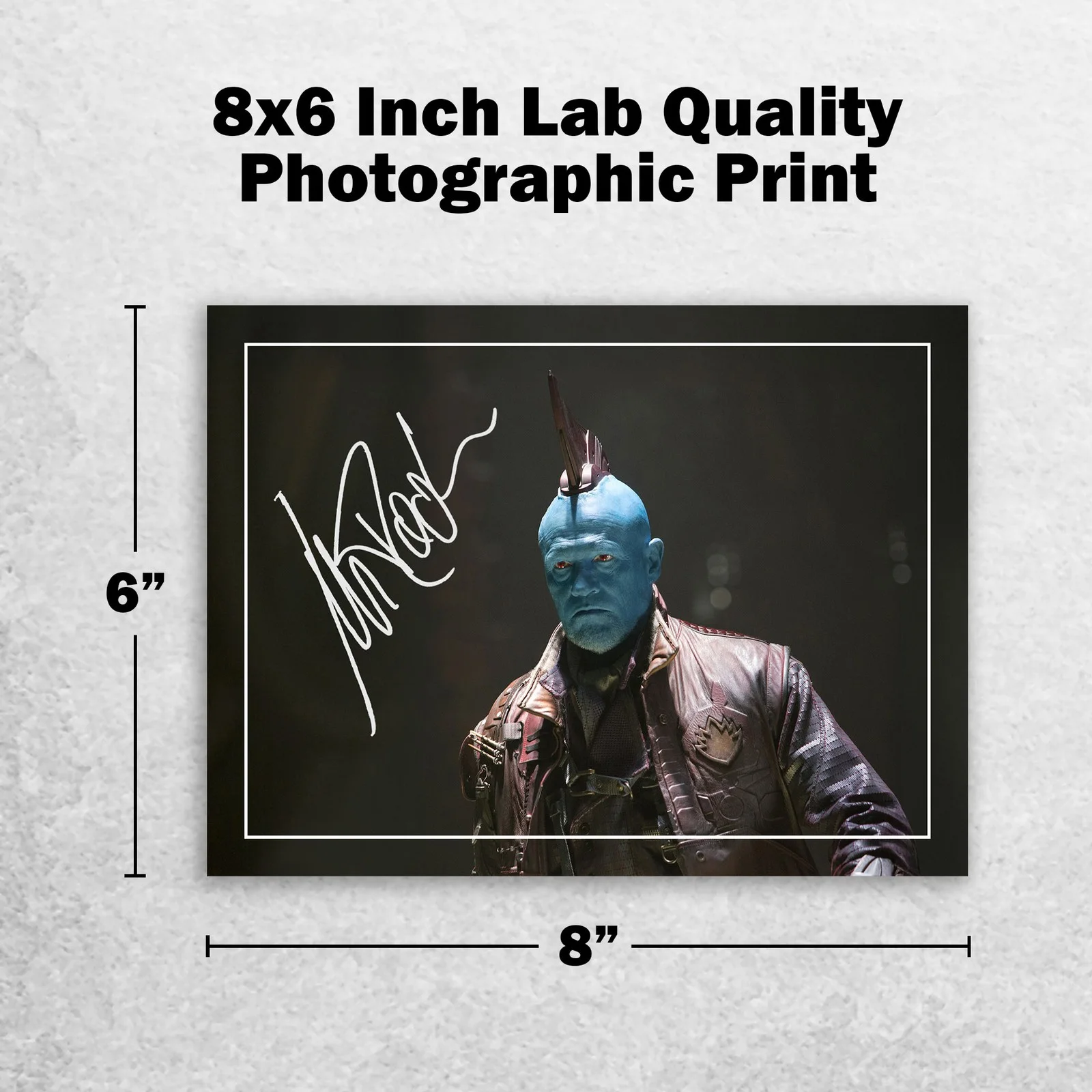 Michael Rooker 8x6 Photo Signed Memorabilia 8x6 Pre Printed Autograph Photo, image 2