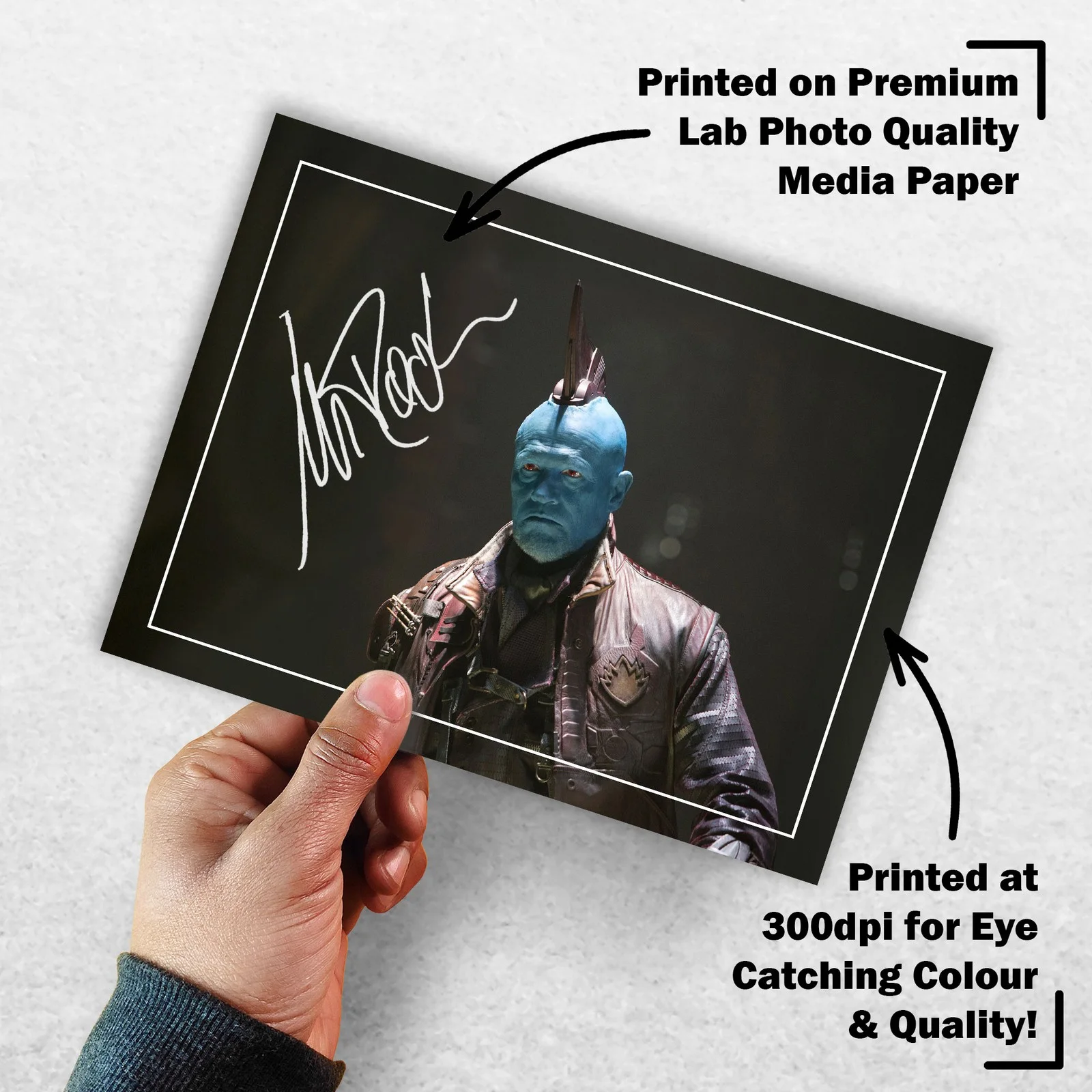 Michael Rooker 8x6 Photo Signed Memorabilia 8x6 Pre Printed Autograph Photo, image 3