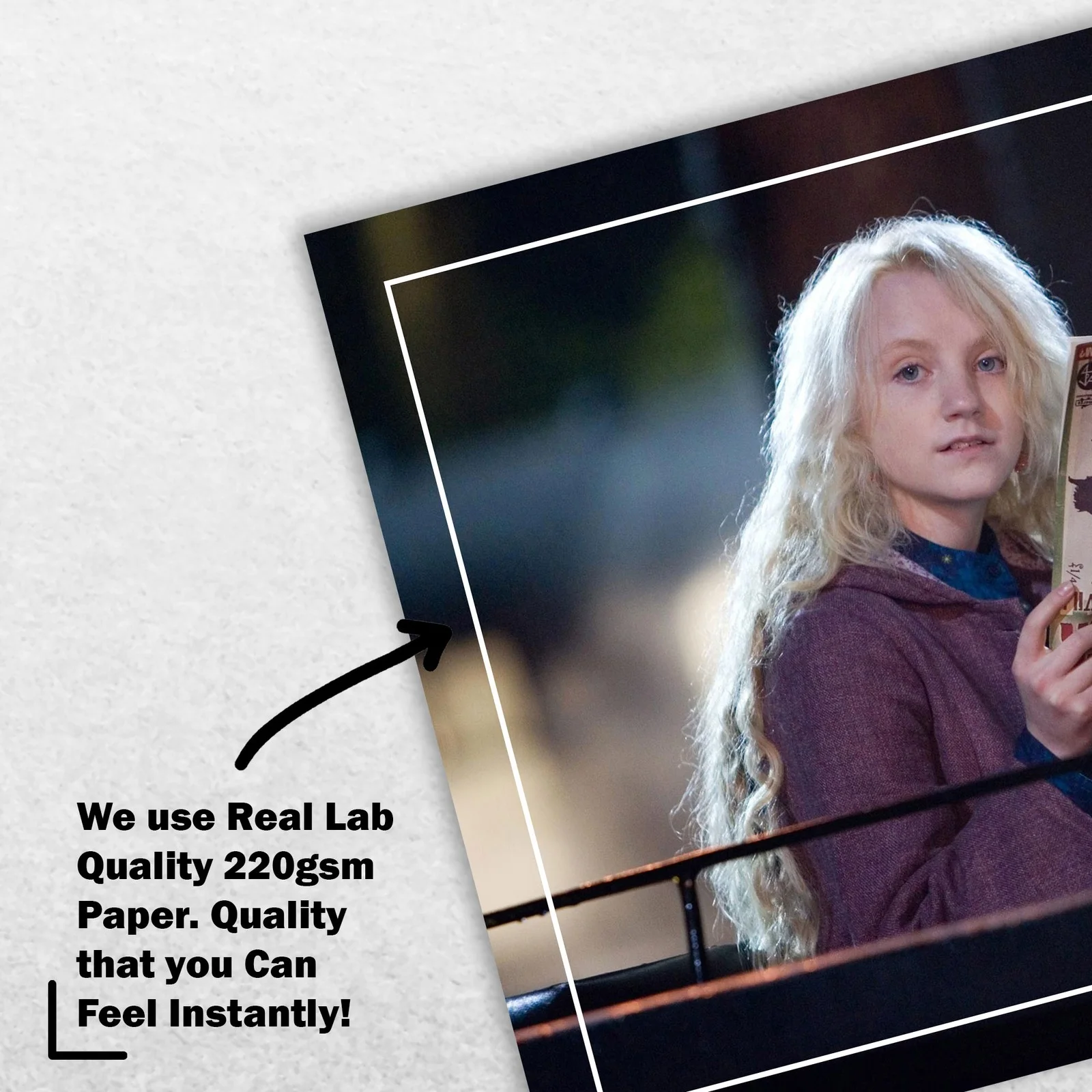 Evanna Lynch Signed Memorabilia 8x6 Pre Printed Autograph Photo Memorabilia, изображение 4