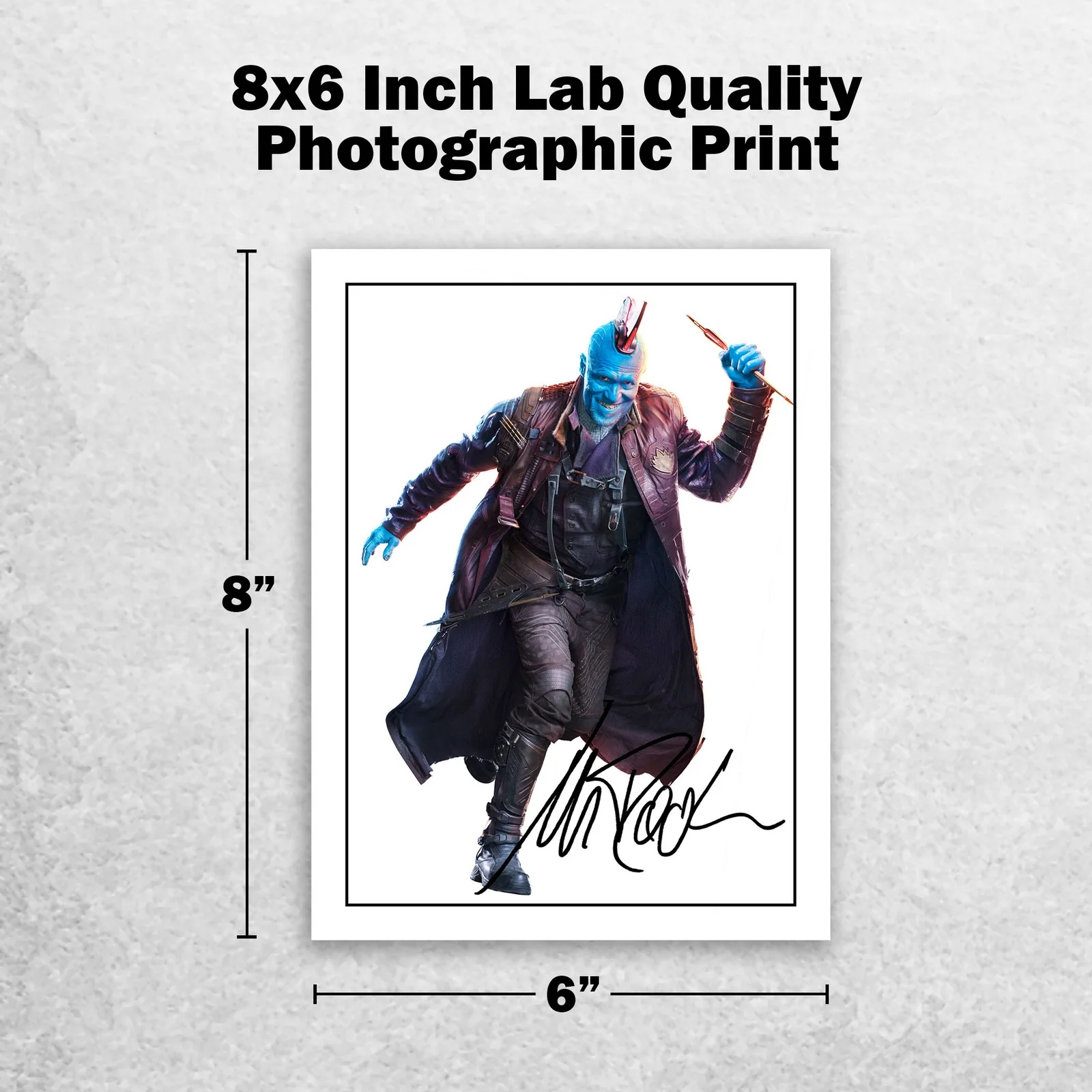 Michael Rooker 8x6 Photo Signed Memorabilia 8x6 Pre Printed Autograph Photo, image 2