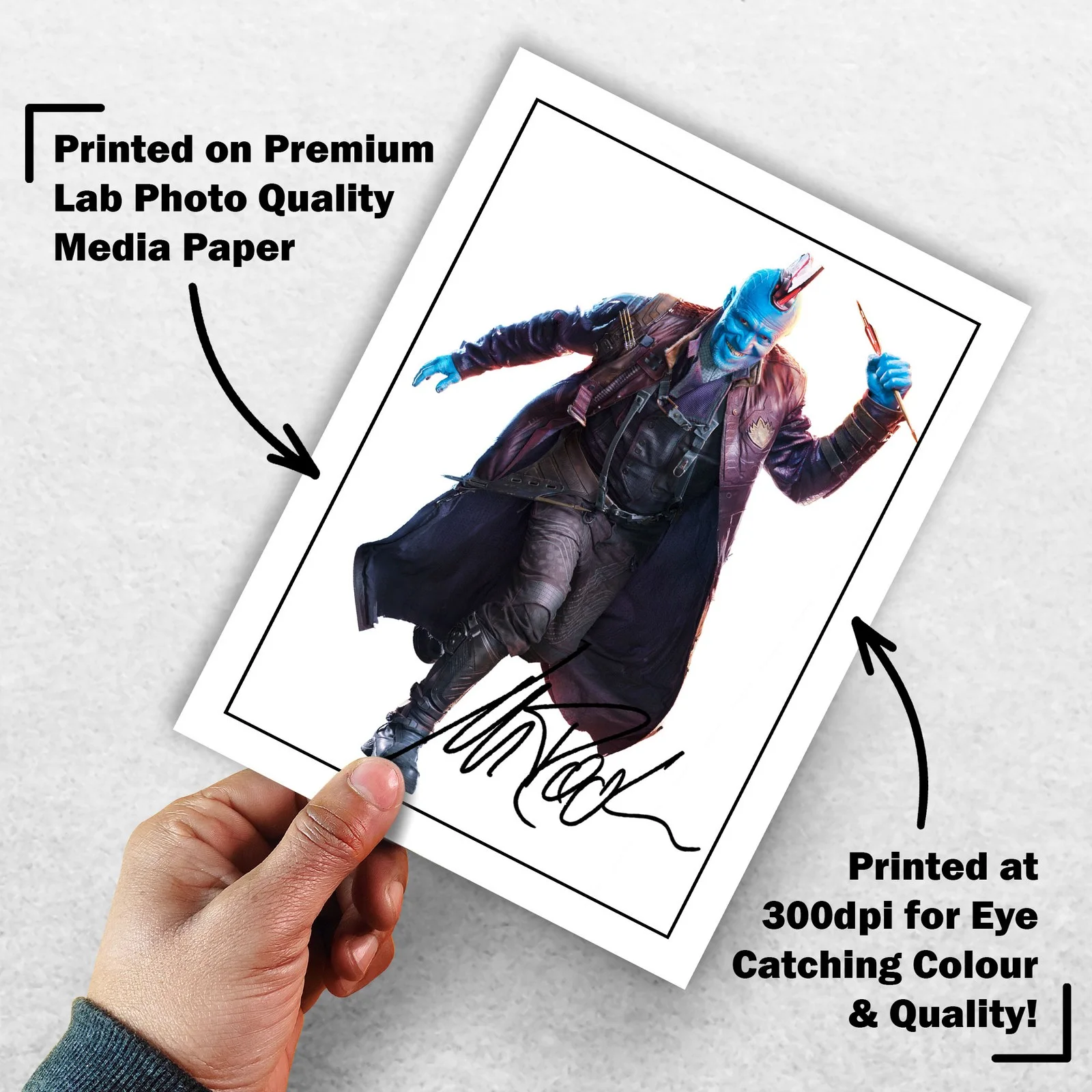 Michael Rooker 8x6 Photo Signed Memorabilia 8x6 Pre Printed Autograph Photo, image 3