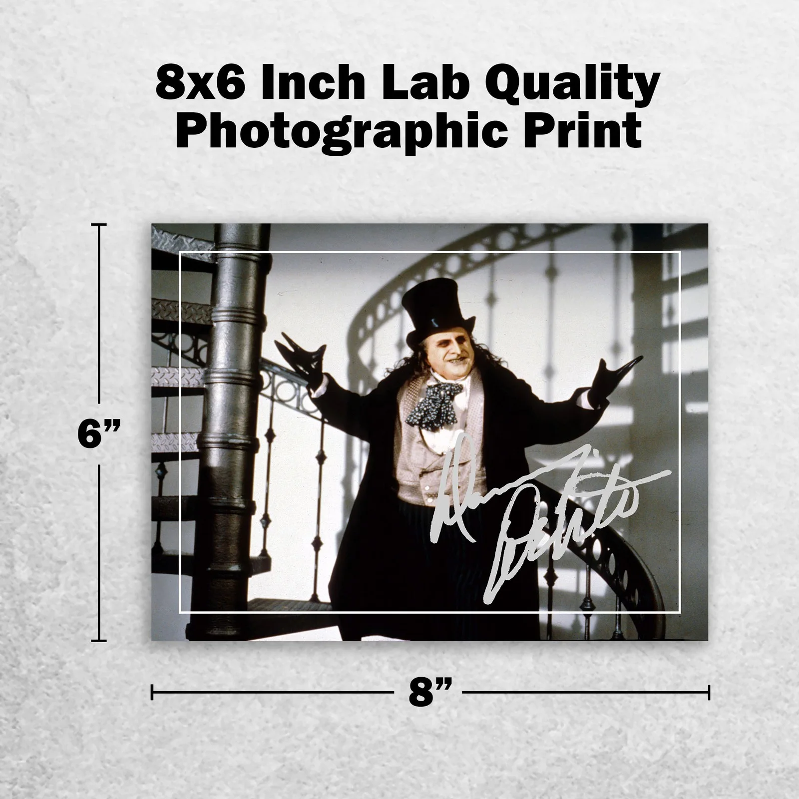 Danny DeVito 8x6 Photo Signed Memorabilia 8x6 Pre Printed Autograph Photo, image 2