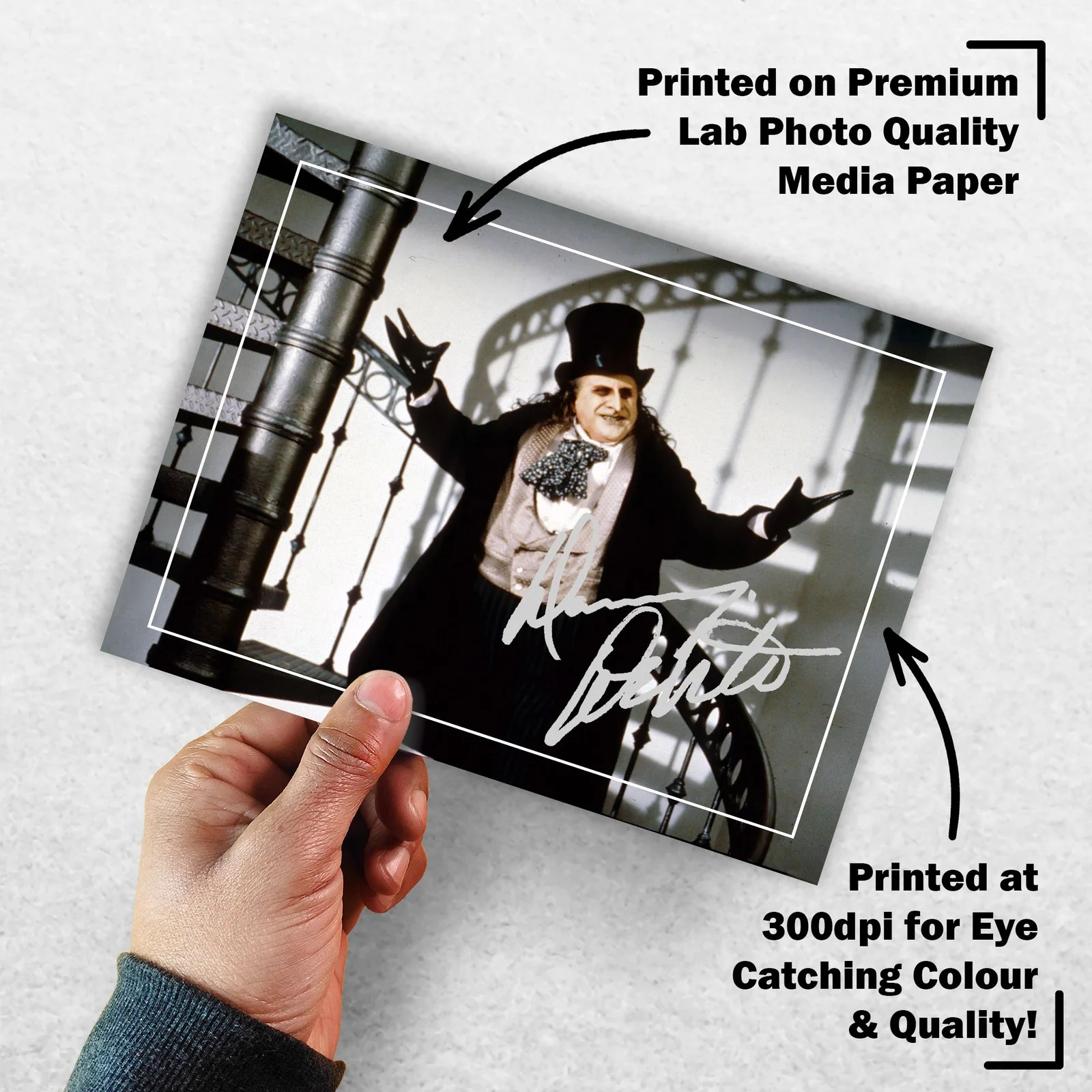Danny DeVito 8x6 Photo Signed Memorabilia 8x6 Pre Printed Autograph Photo, image 3