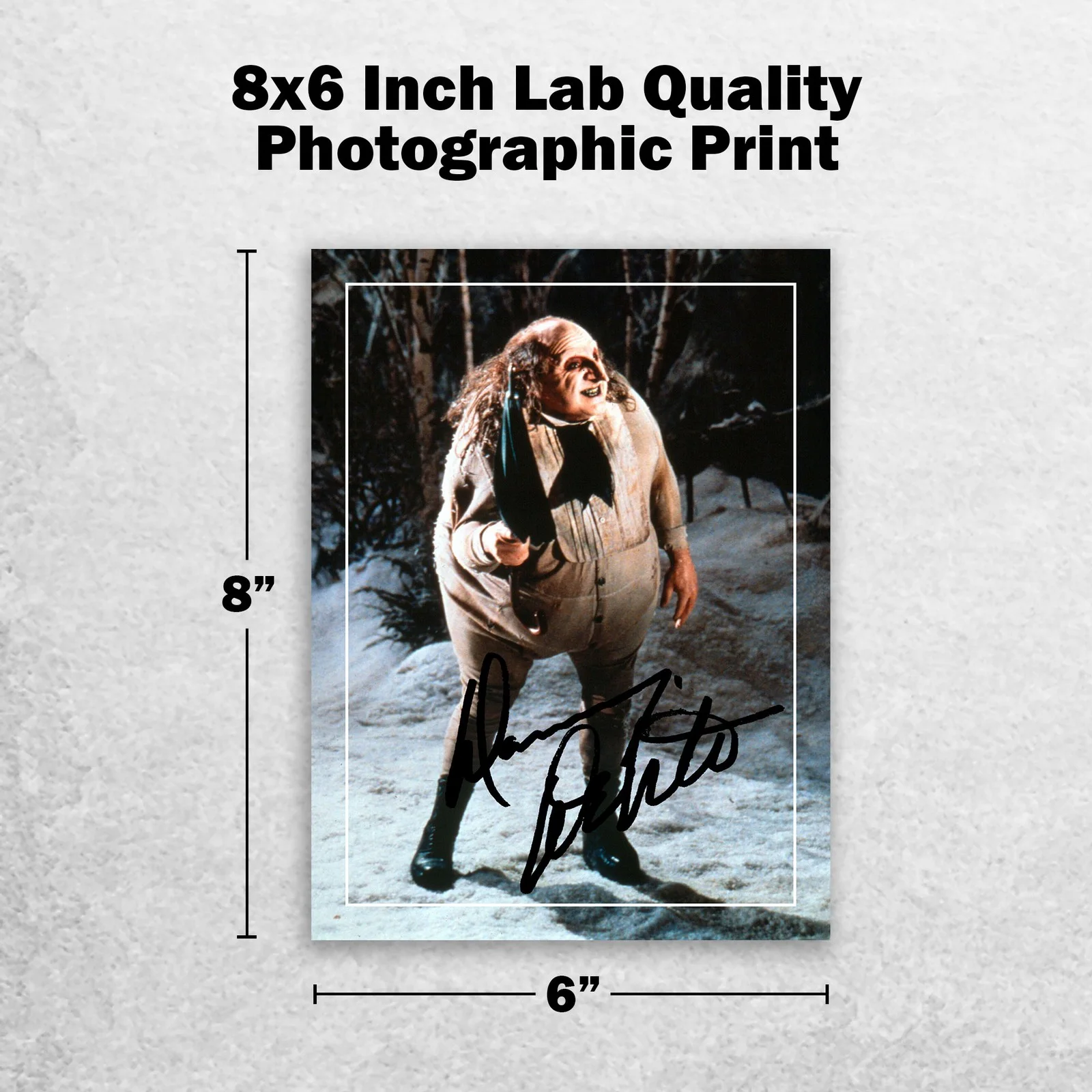 Danny DeVito Signed Memorabilia 8x6 Pre Printed Autograph Photo Memorabilia, изображение 2