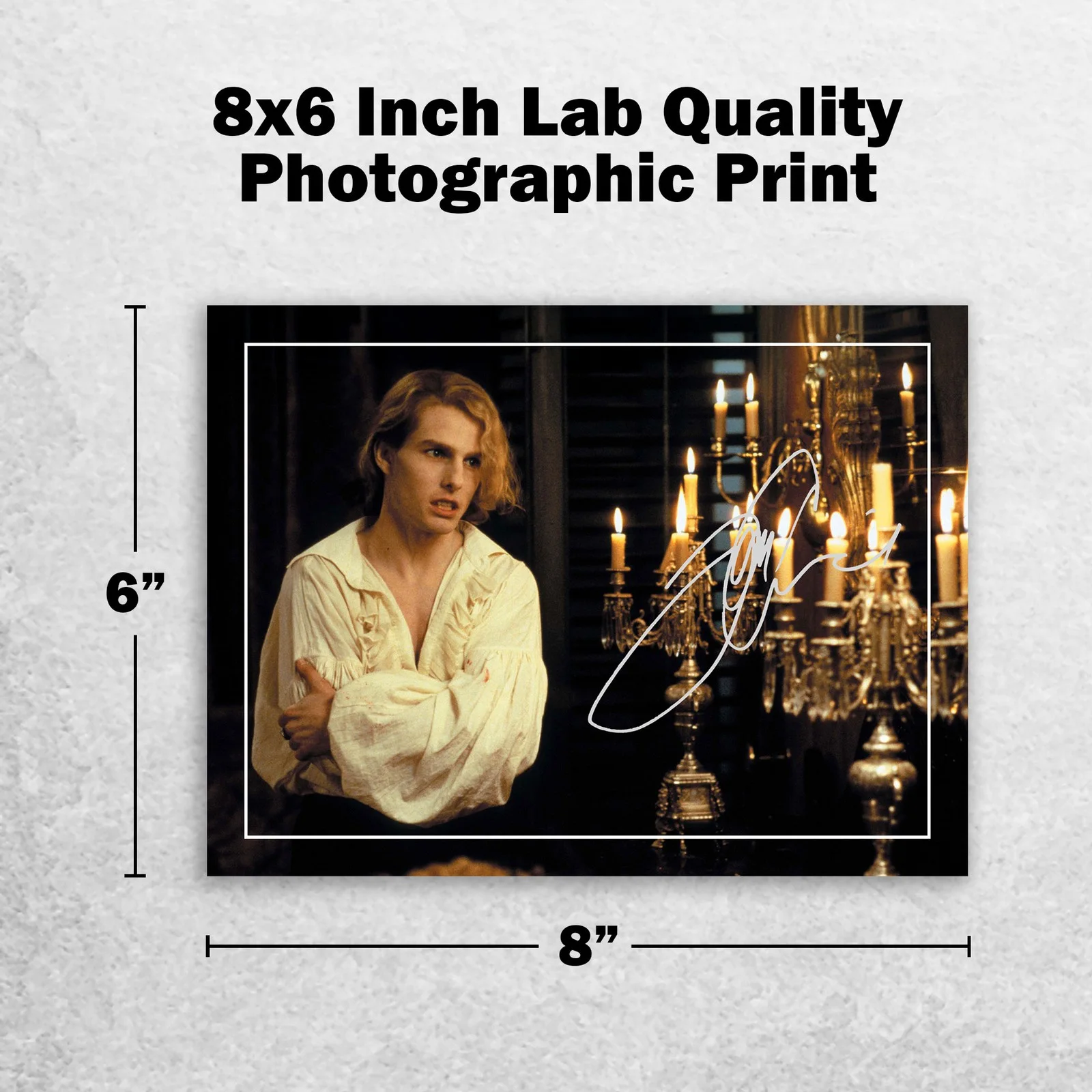 Tom Cruise Signed Memorabilia 8x6 Pre Printed Autograph Photo Memorabilia, изображение 2