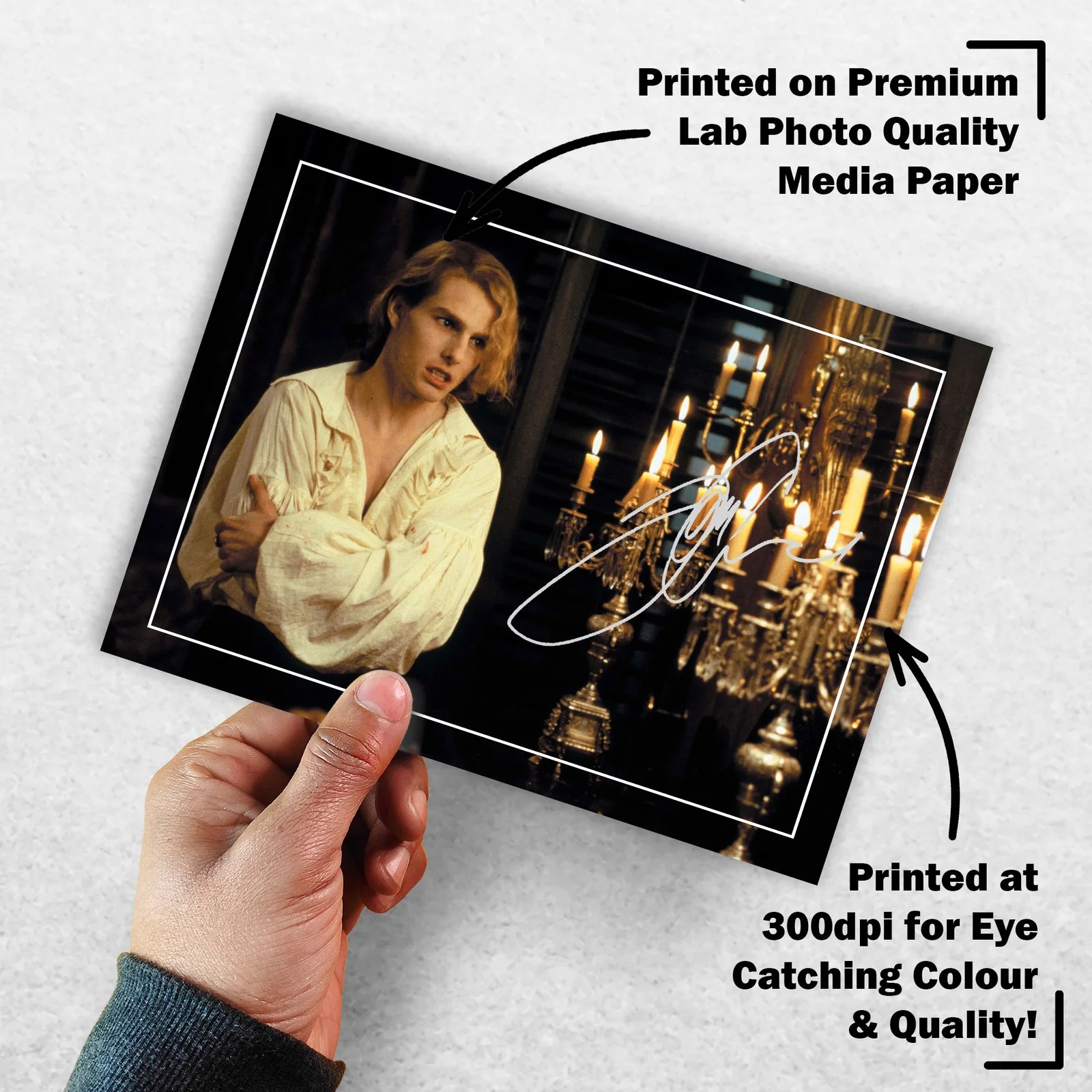 Tom Cruise Signed Memorabilia 8x6 Pre Printed Autograph Photo Memorabilia, изображение 3