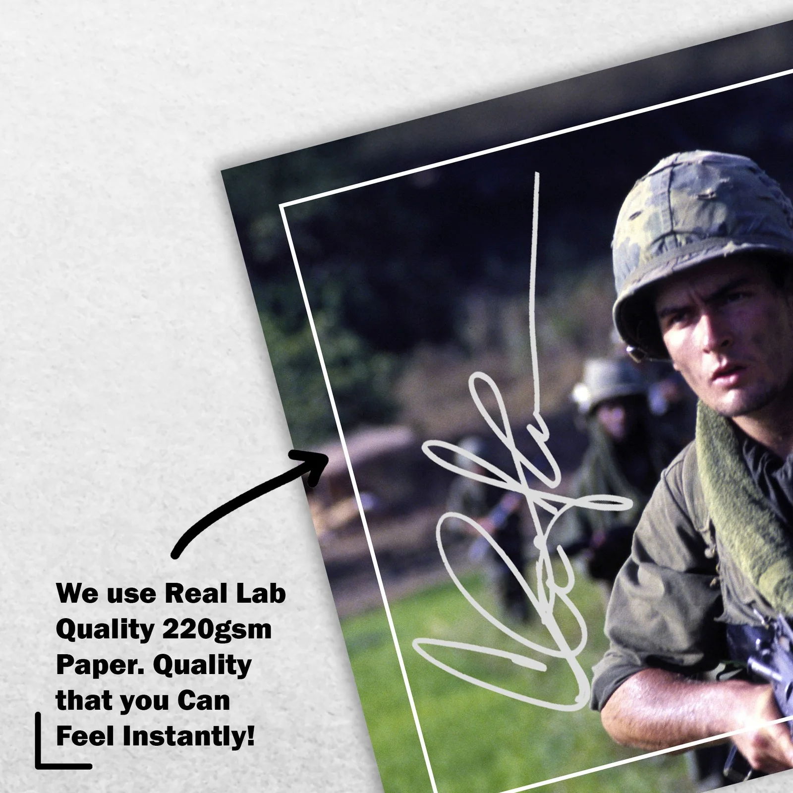 Charlie Sheen 8x6 Photo Signed Memorabilia 8x6 Pre Printed Autograph Photo, изображение 4