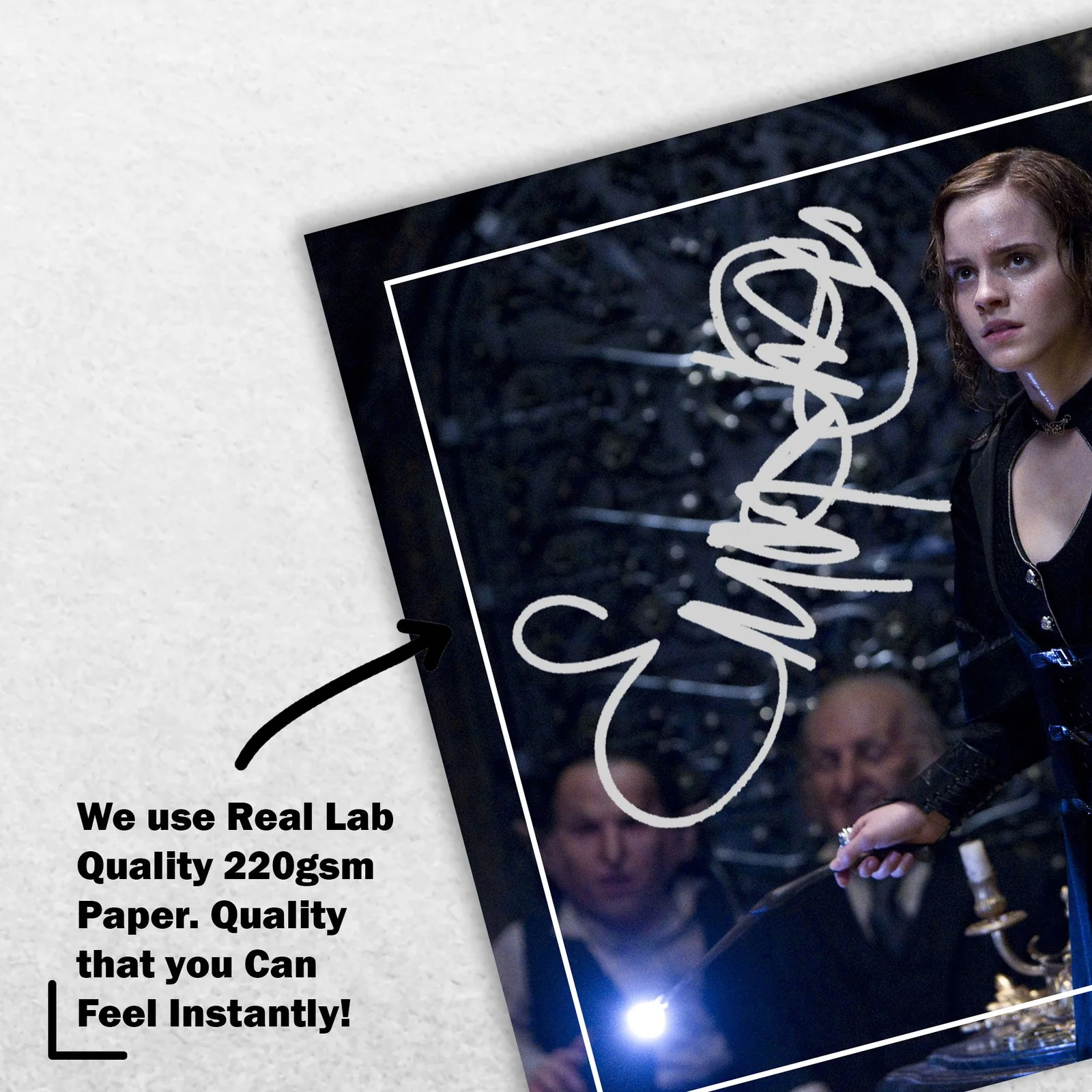 Emma Watson 8x6 Photo Signed Memorabilia 8x6 Pre Printed Autograph Photo, image 4