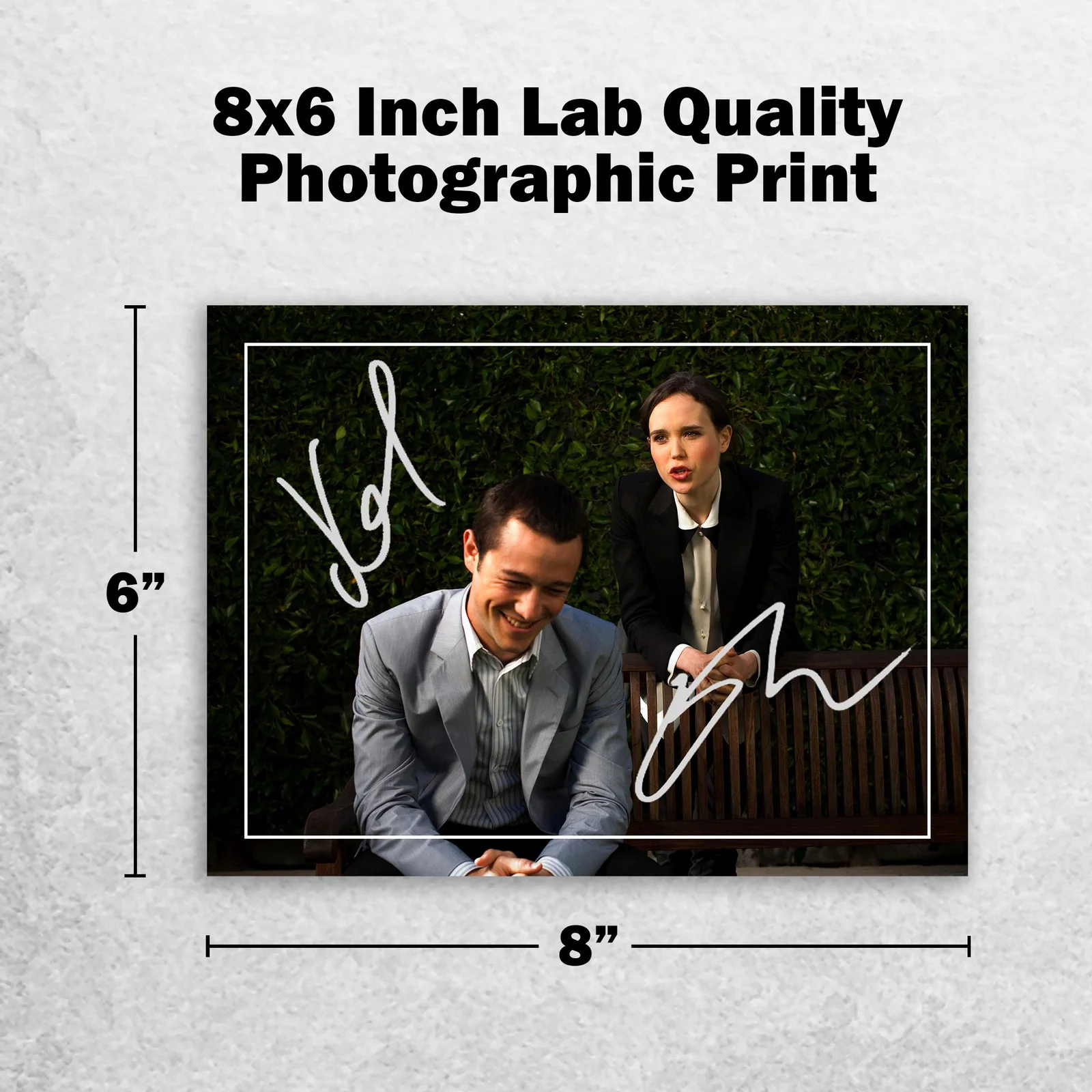 Joseph Gordon-Levitt Elliot Pa Signed Memorabilia 8x6 Pre Printed Autograph, изображение 2