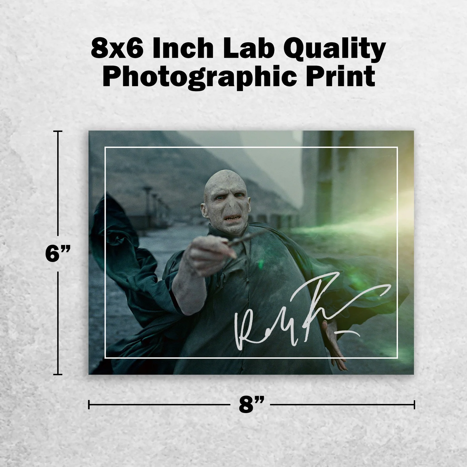 Ralph Fiennes 8x6 Photo Signed Memorabilia 8x6 Pre Printed Autograph Photo, изображение 2