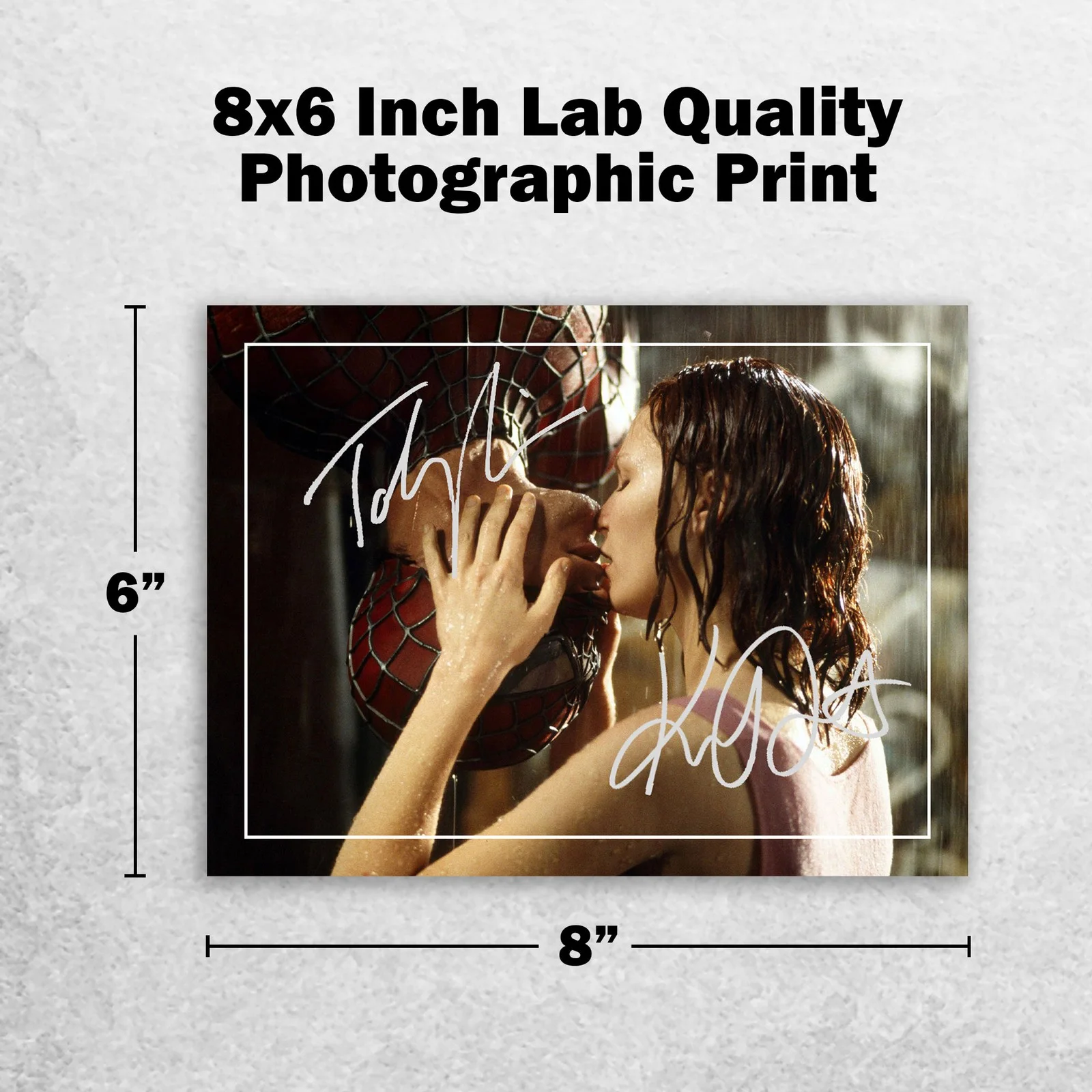 Tobey Maguire Kirsten Dunst Signed Memorabilia 8x6 Pre Printed Autograph Photo, изображение 2