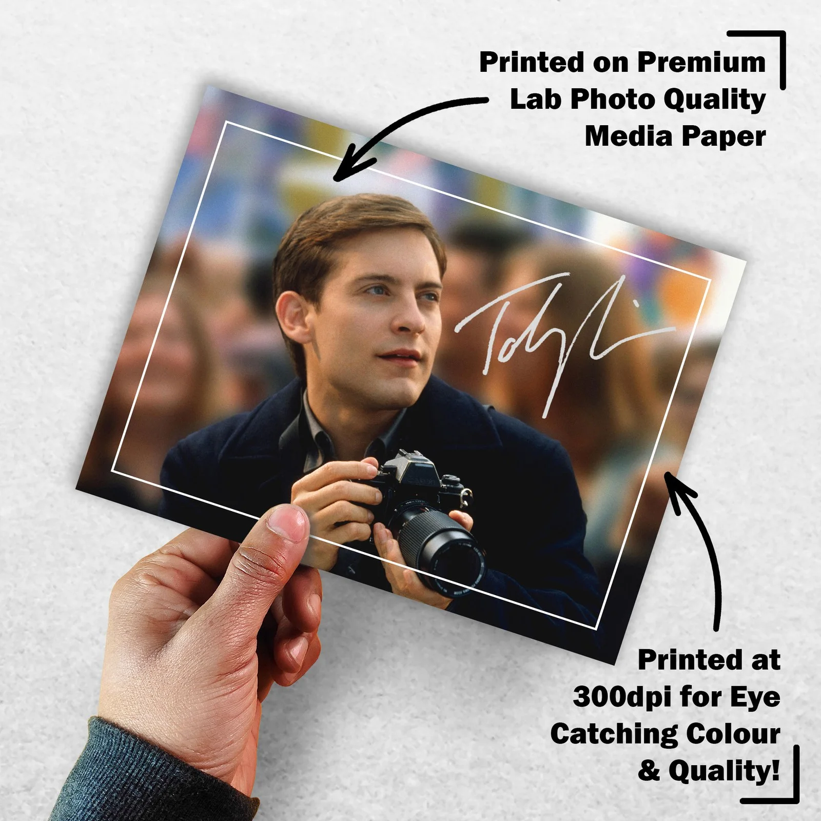 Tobey Maguire Signed Memorabilia 8x6 Pre Printed Autograph Photo Memorabilia, image 3