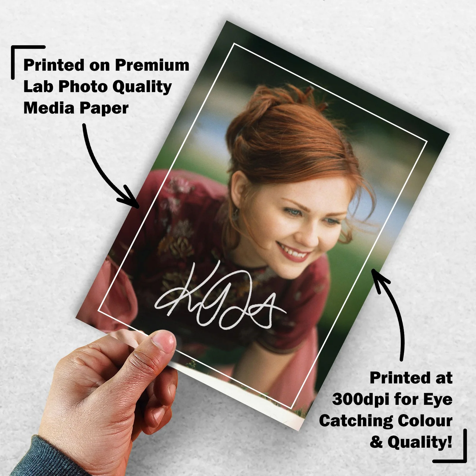 Kirsten Dunst Signed Memorabilia 8x6 Pre Printed Autograph Photo Memorabilia, image 3