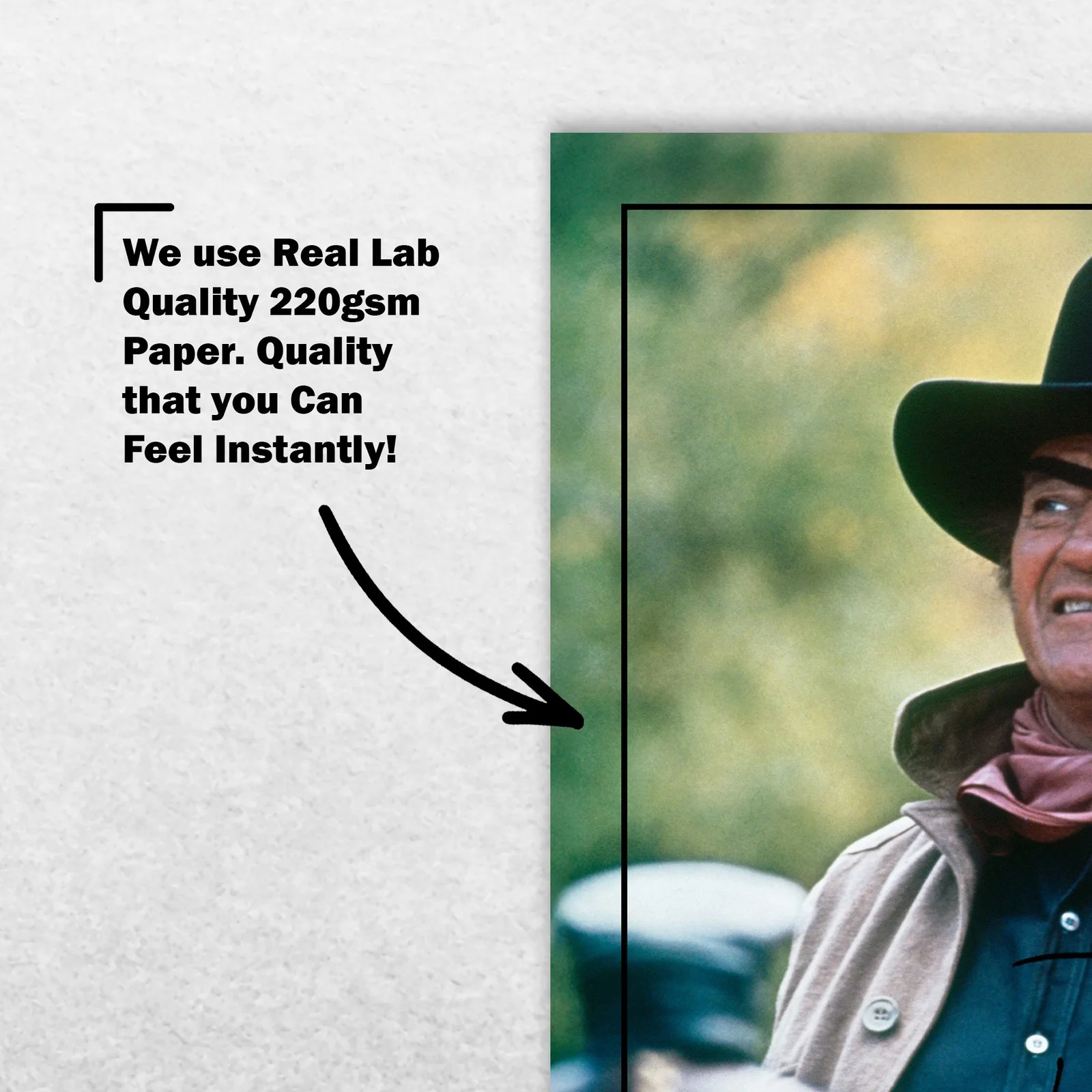 John Wayne 8x6 Photo Signed Memorabilia 8x6 Pre Printed Autograph Photo, изображение 4
