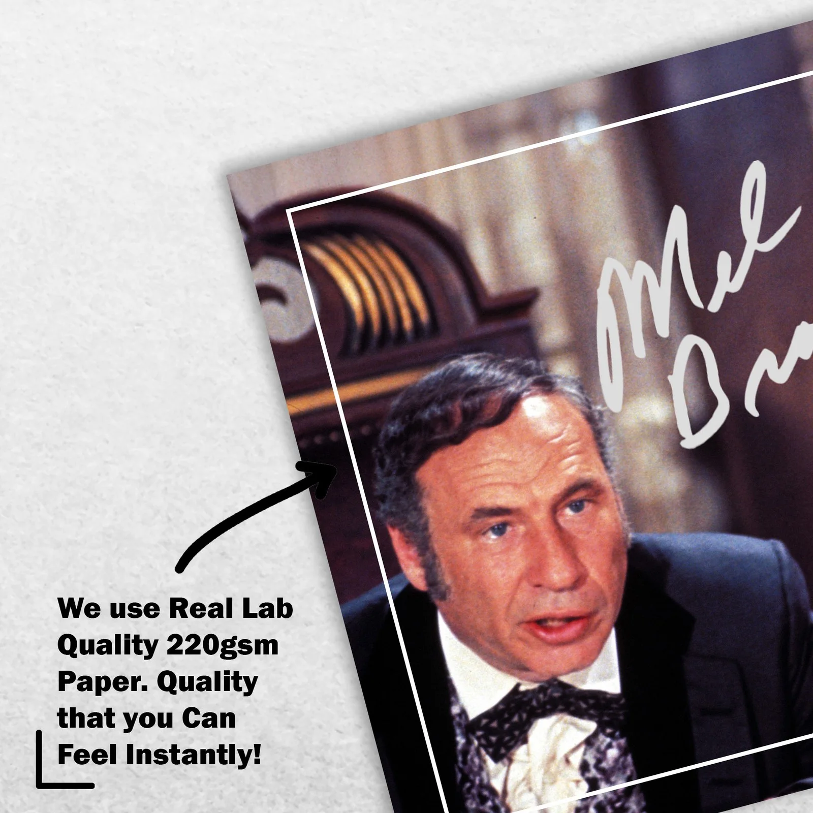 Mel Brooks 8x6 Photo Signed Memorabilia 8x6 Pre Printed Autograph Photo, image 4
