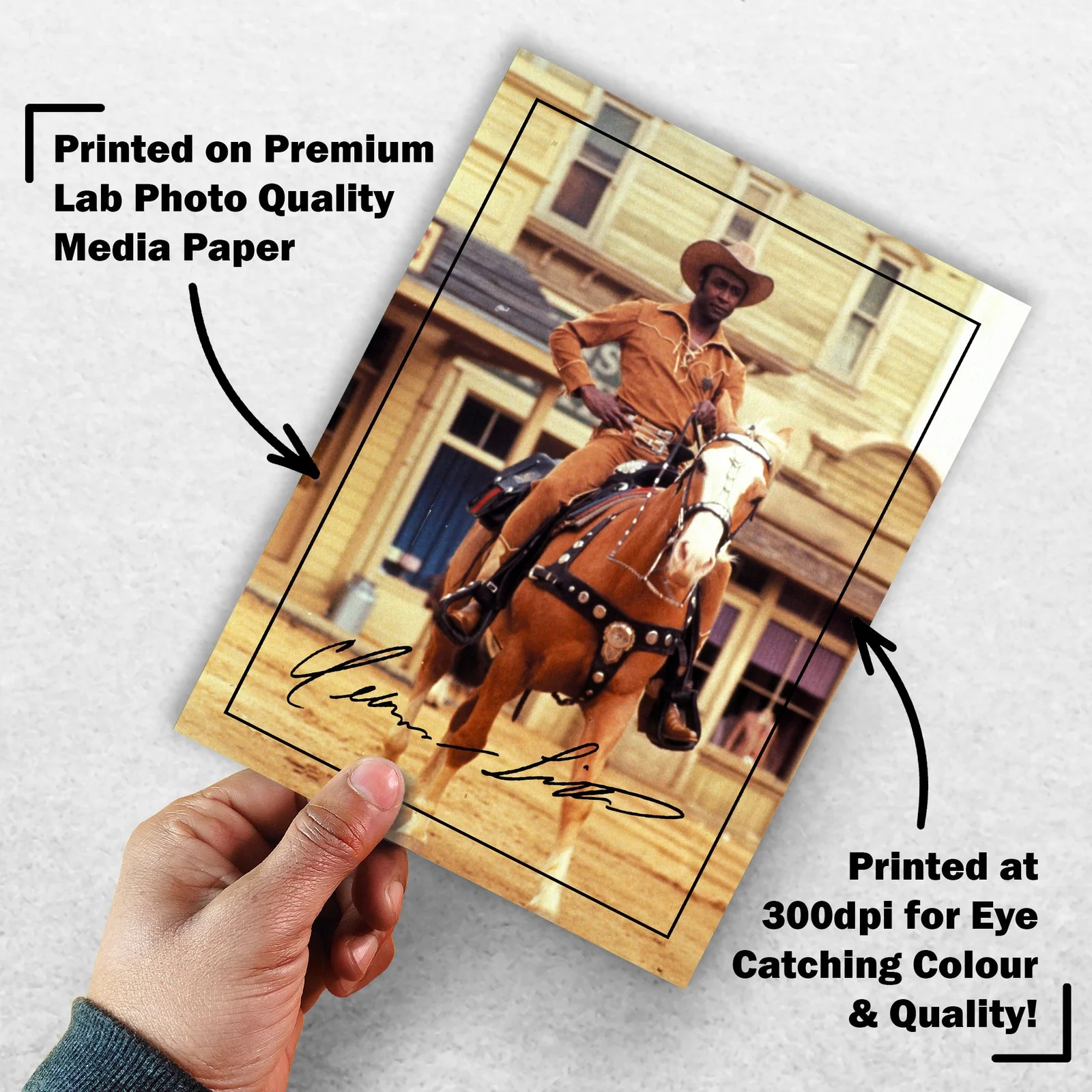 Cleavon Little Signed Memorabilia 8x6 Pre Printed Autograph Photo Memorabilia, изображение 3