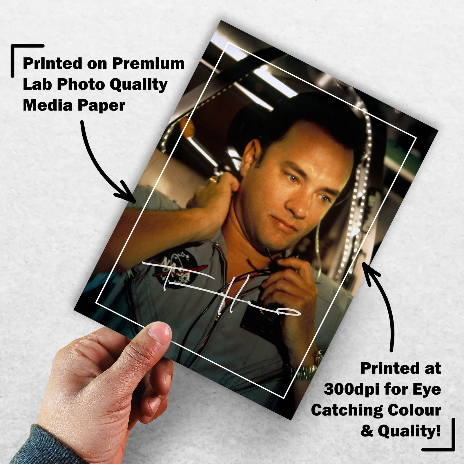 Tom Hanks Signed Memorabilia 8x6 Pre Printed Autograph Photo Memorabilia, изображение 3