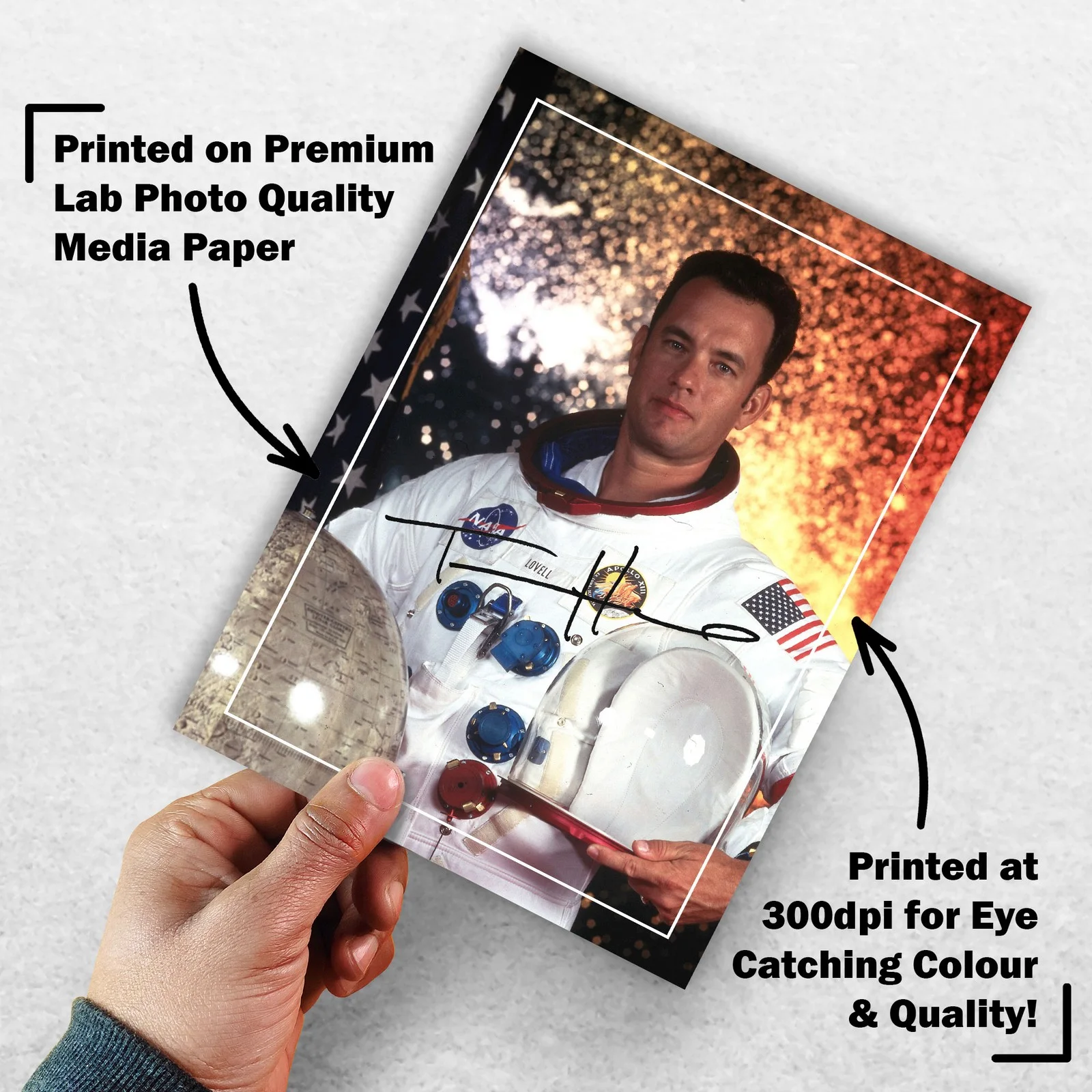 Tom Hanks Signed Memorabilia 8x6 Pre Printed Autograph Photo Memorabilia, изображение 3