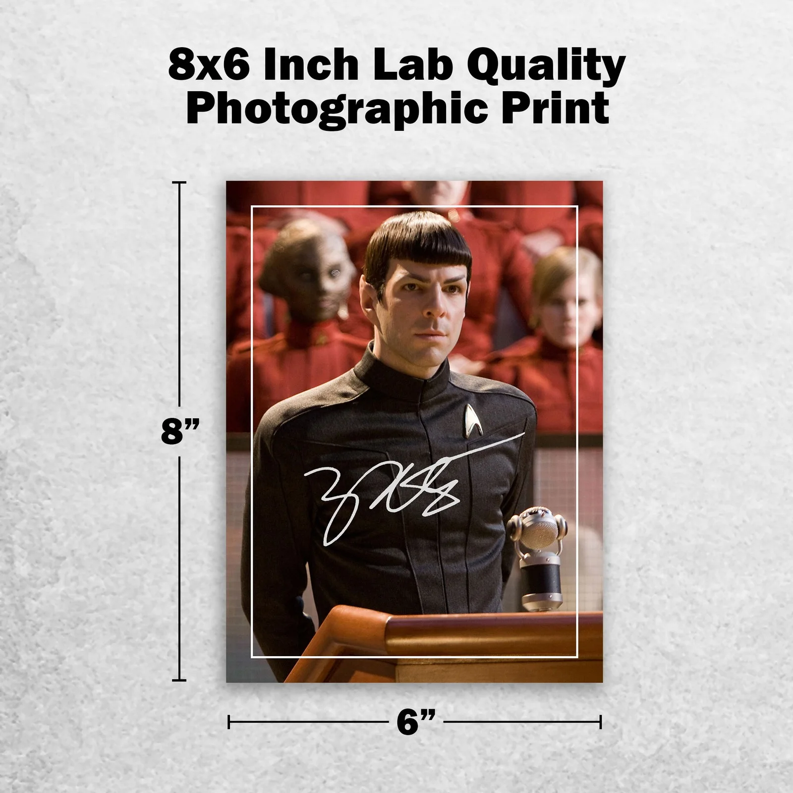 Zachary Quinto Signed Memorabilia 8x6 Pre Printed Autograph Photo Memorabilia, изображение 2