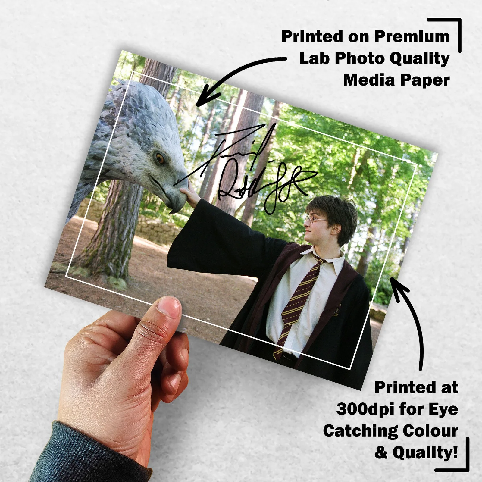 Daniel Radcliffe Signed Memorabilia 8x6 Pre Printed Autograph Photo Memorabilia, изображение 3