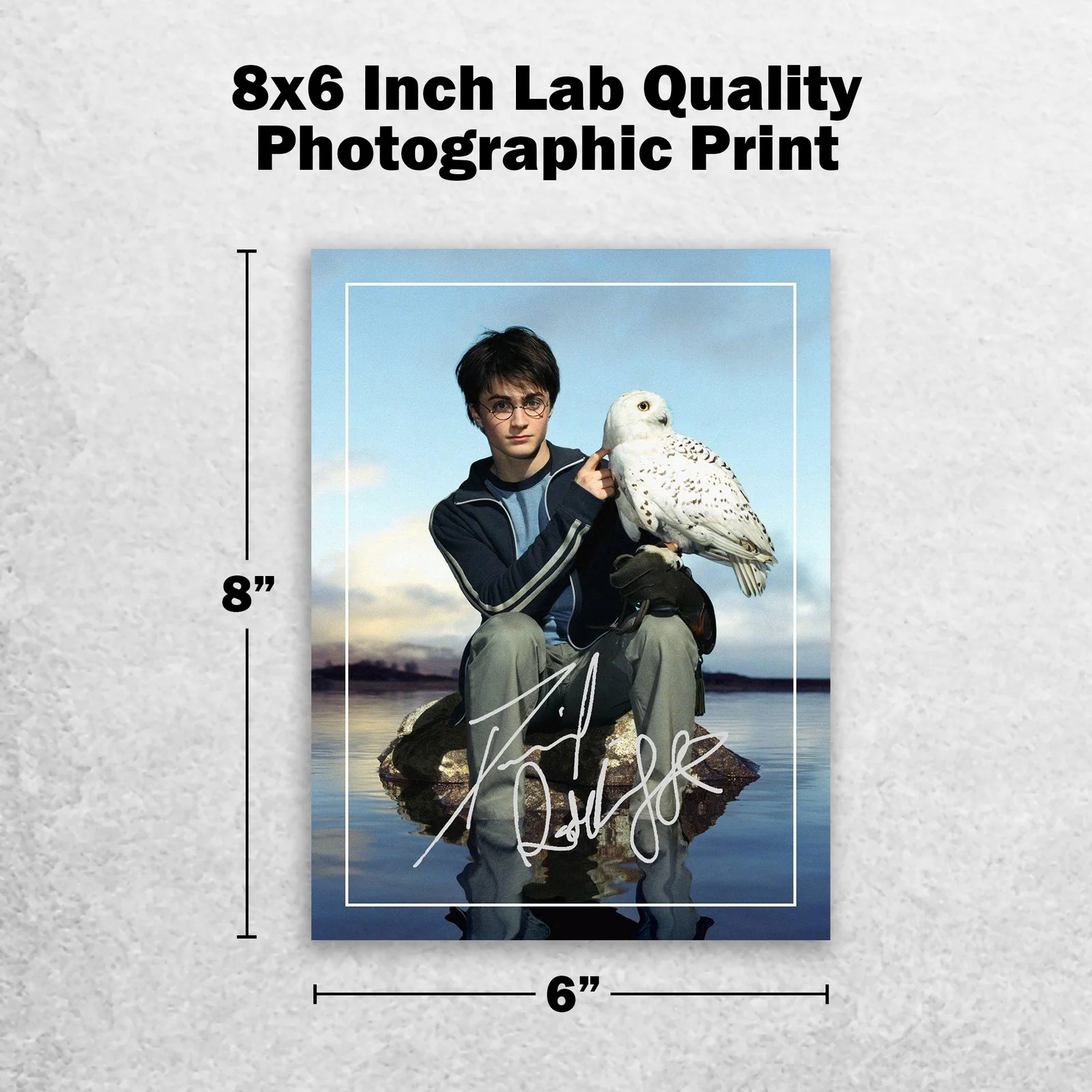 Daniel Radcliffe 8x6 Photo Signed Memorabilia 8x6 Pre Printed Autograph Photo, image 2