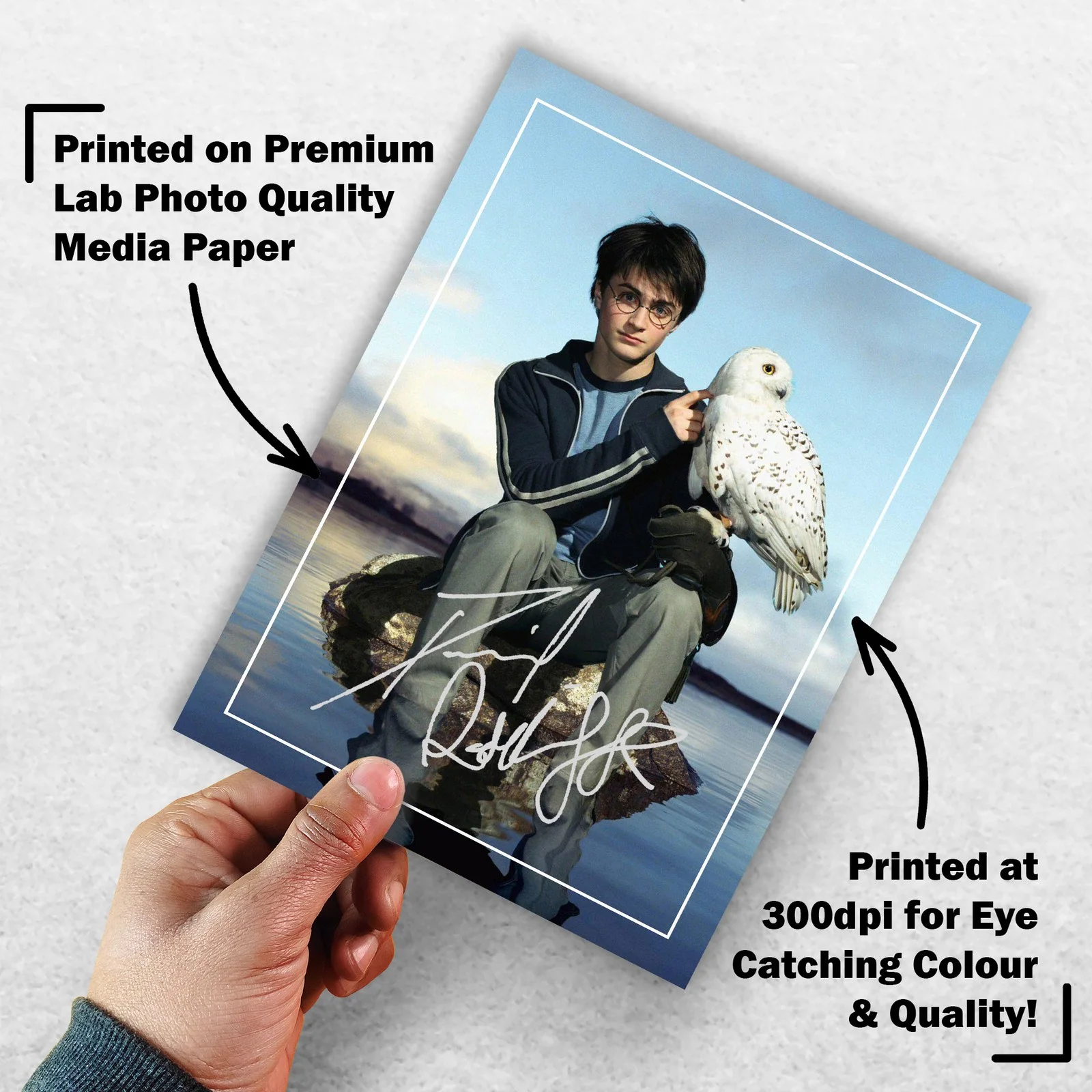 Daniel Radcliffe 8x6 Photo Signed Memorabilia 8x6 Pre Printed Autograph Photo, image 3
