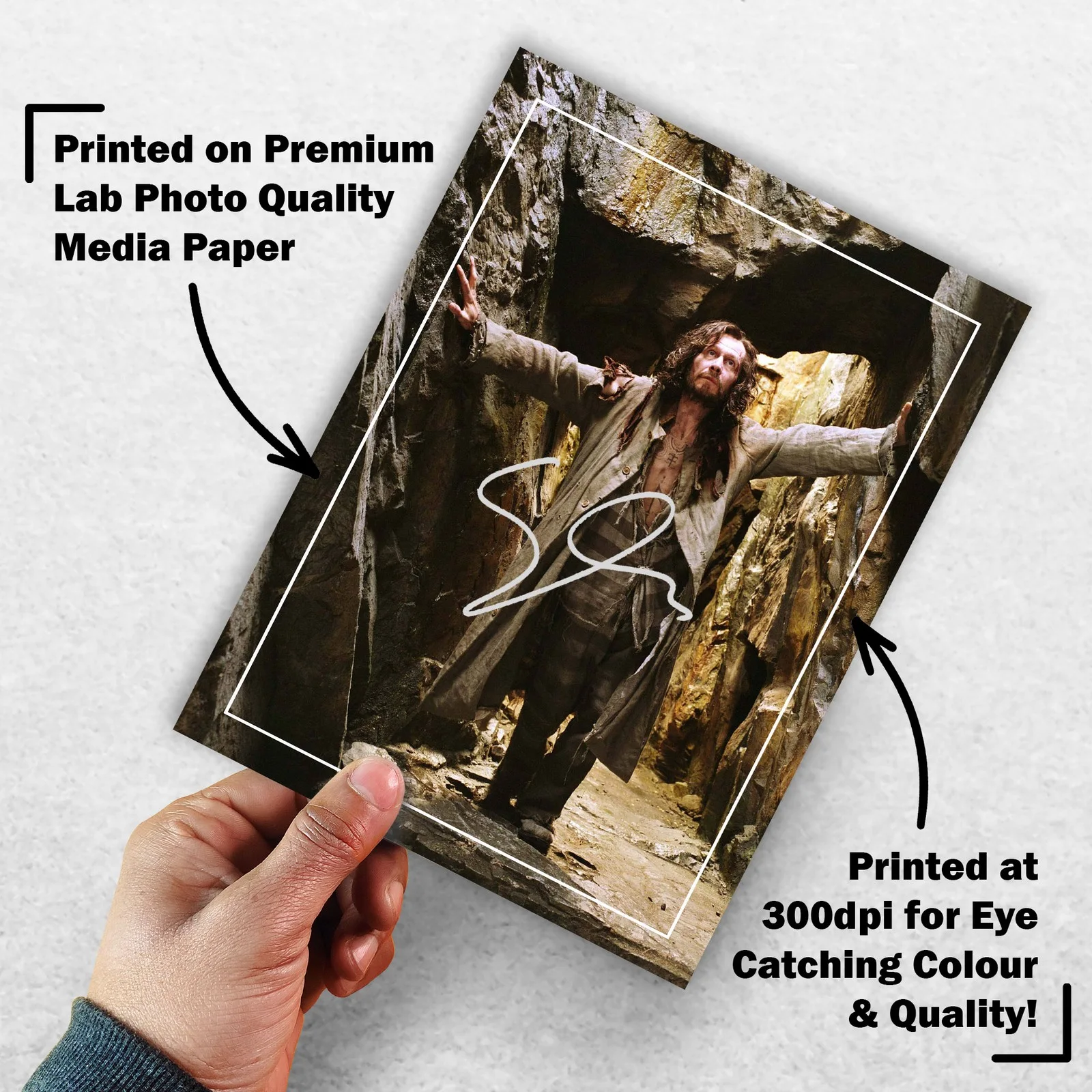 Gary Oldman Signed Memorabilia 8x6 Pre Printed Autograph Photo Memorabilia, image 3