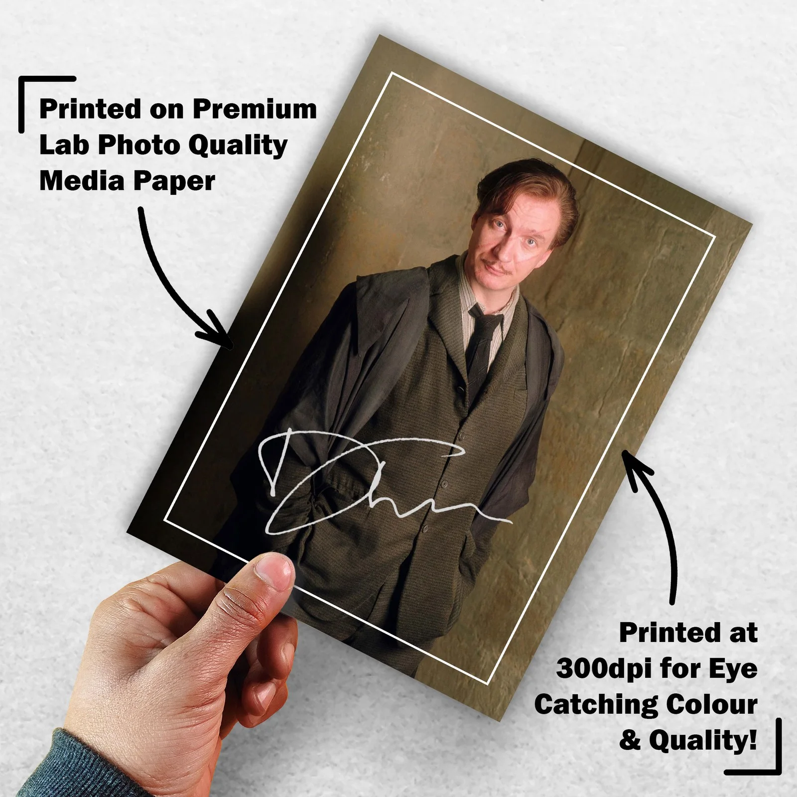 David Thewlis Signed Memorabilia 8x6 Pre Printed Autograph Photo Memorabilia, изображение 3