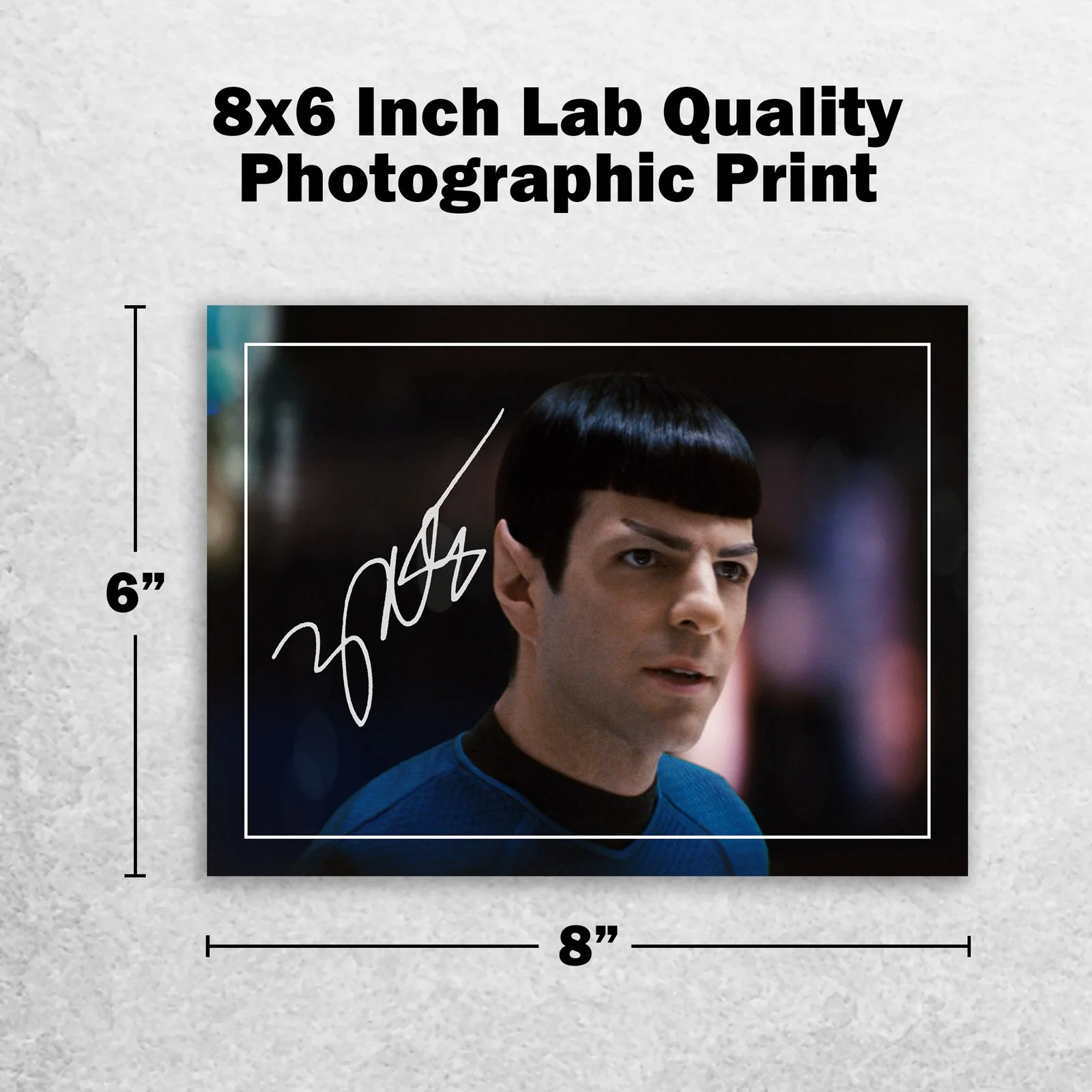 Zachary Quinto 8x6 Photo Signed Memorabilia 8x6 Pre Printed Autograph Photo, изображение 2