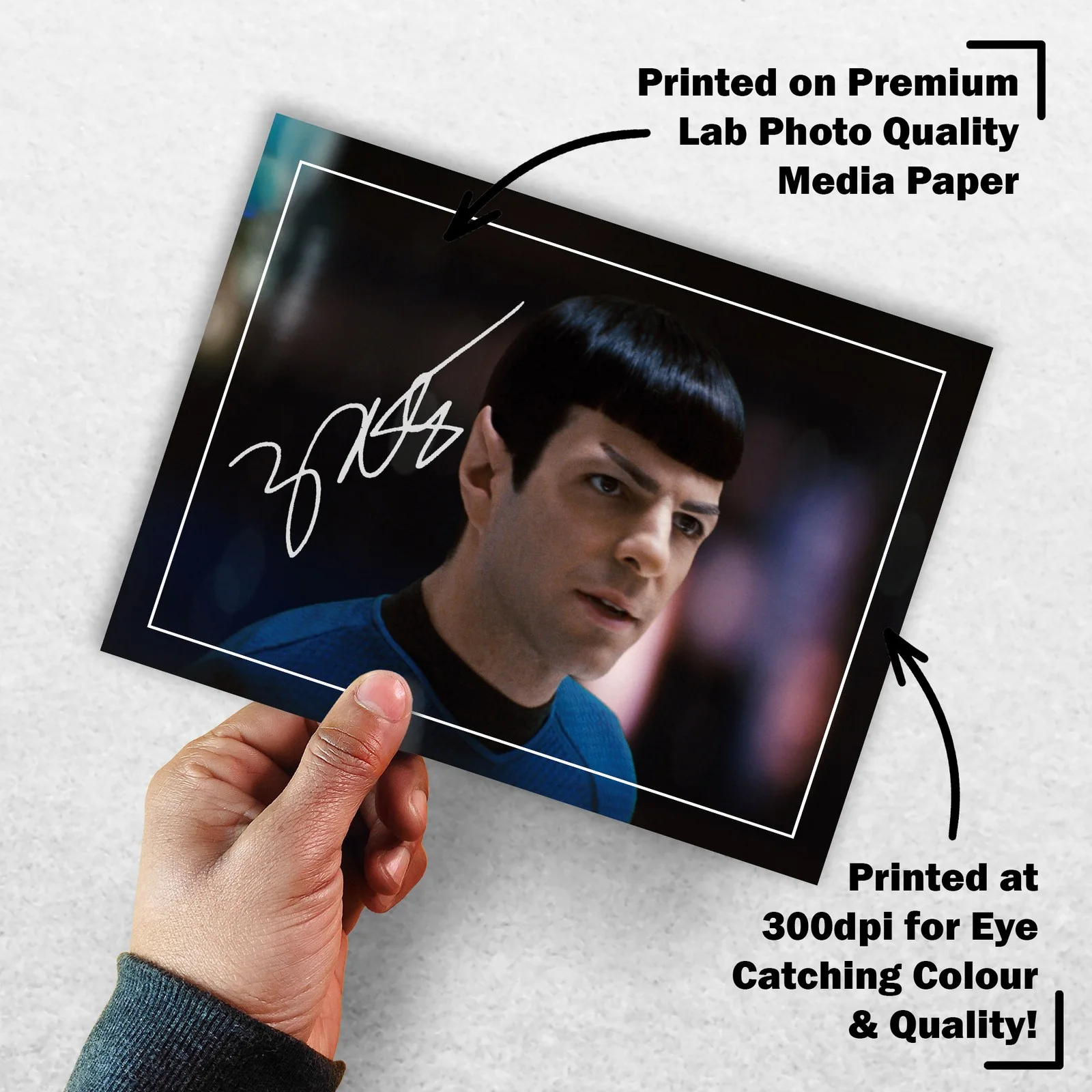Zachary Quinto 8x6 Photo Signed Memorabilia 8x6 Pre Printed Autograph Photo, изображение 3