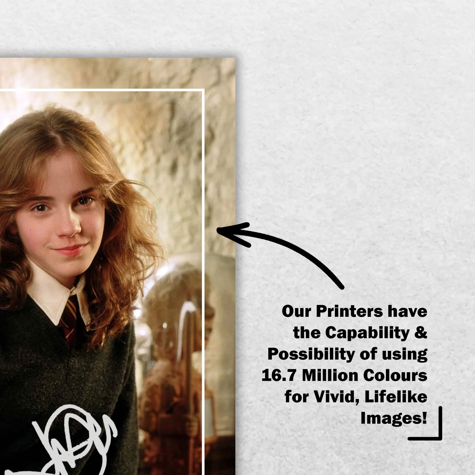Emma Watson 8x6 Photo Signed Memorabilia 8x6 Pre Printed Autograph Photo, image 5