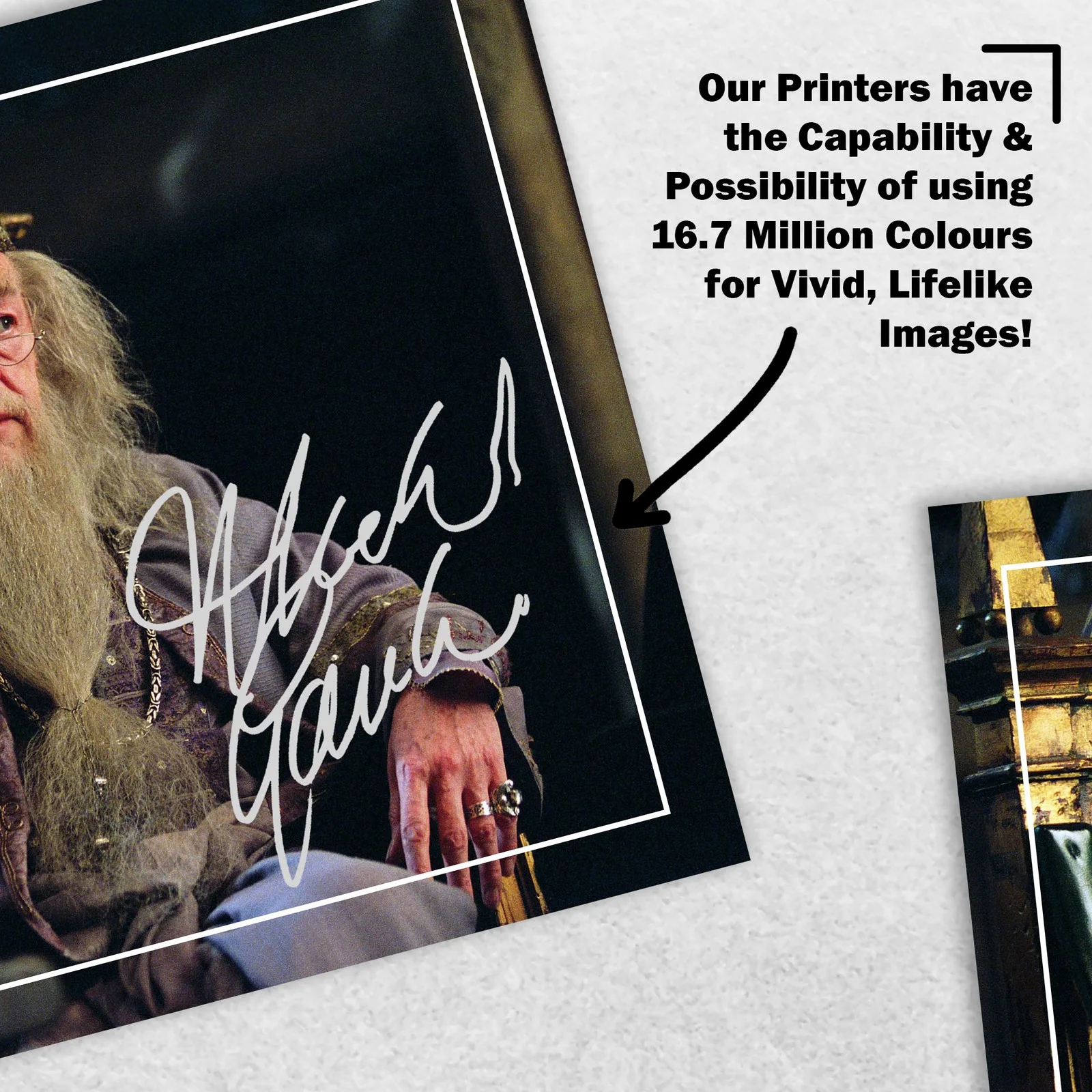 Michael Gambon Signed Memorabilia 8x6 Pre Printed Autograph Photo Memorabilia, изображение 5