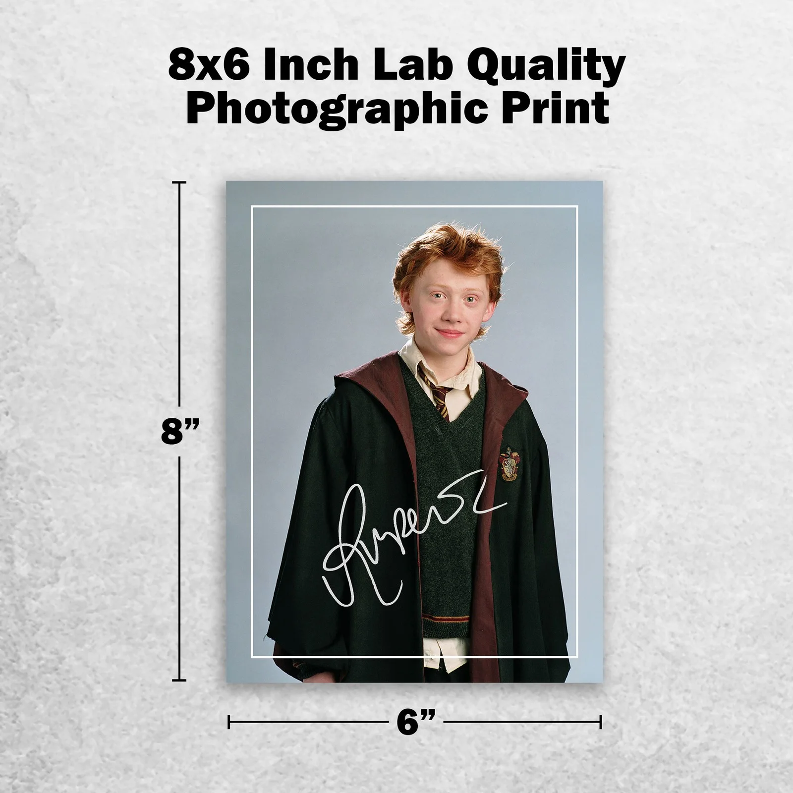 Rupert Grint 8x6 Photo Signed Memorabilia 8x6 Pre Printed Autograph Photo, изображение 2
