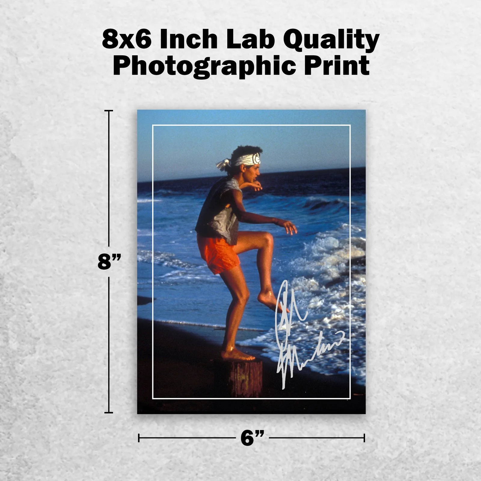 Ralph Macchio Signed Memorabilia 8x6 Pre Printed Autograph Photo Memorabilia, image 2