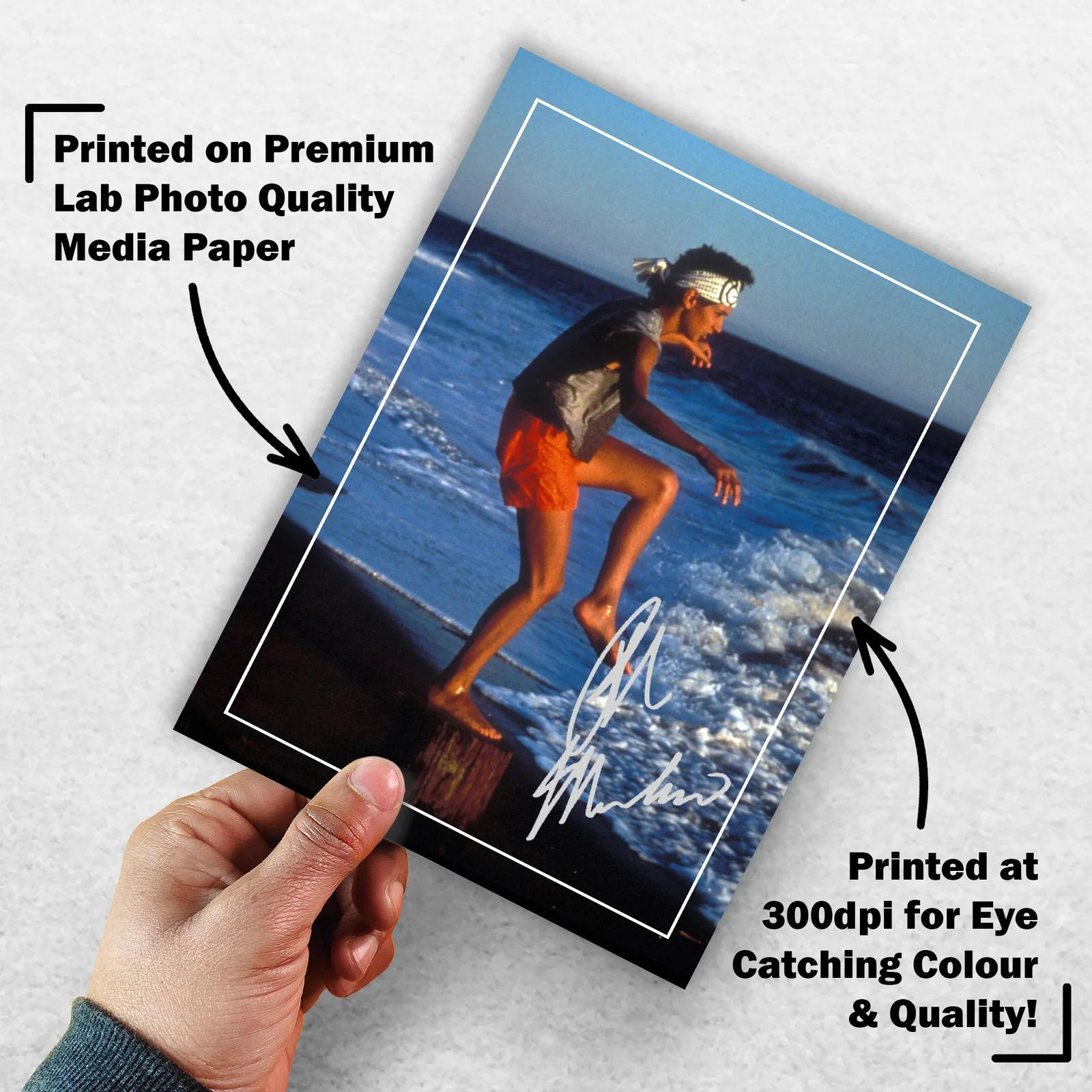 Ralph Macchio Signed Memorabilia 8x6 Pre Printed Autograph Photo Memorabilia, image 3