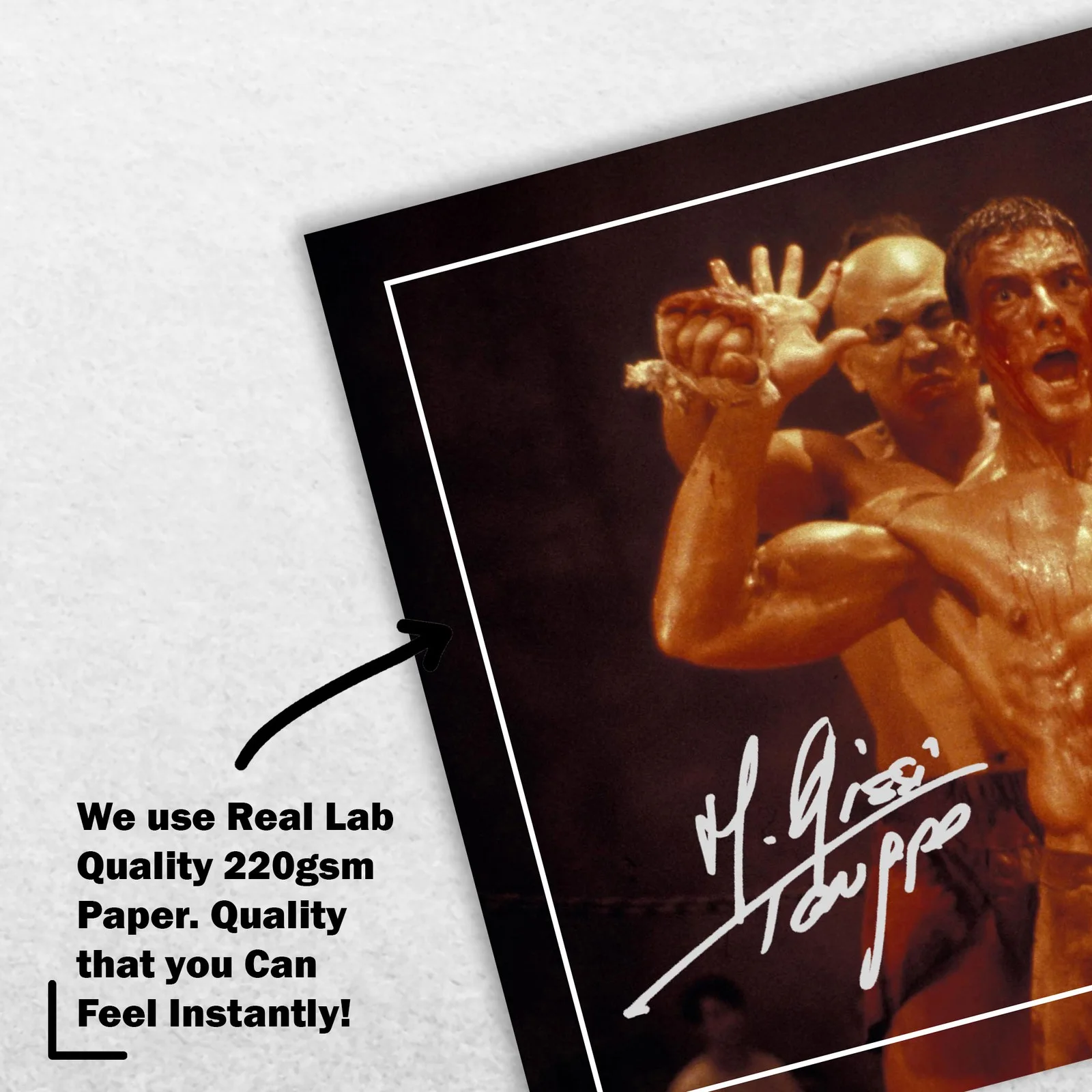 Jean Claude Van Damme Signed Memorabilia 8x6 Pre Printed Autograph Photo, изображение 4