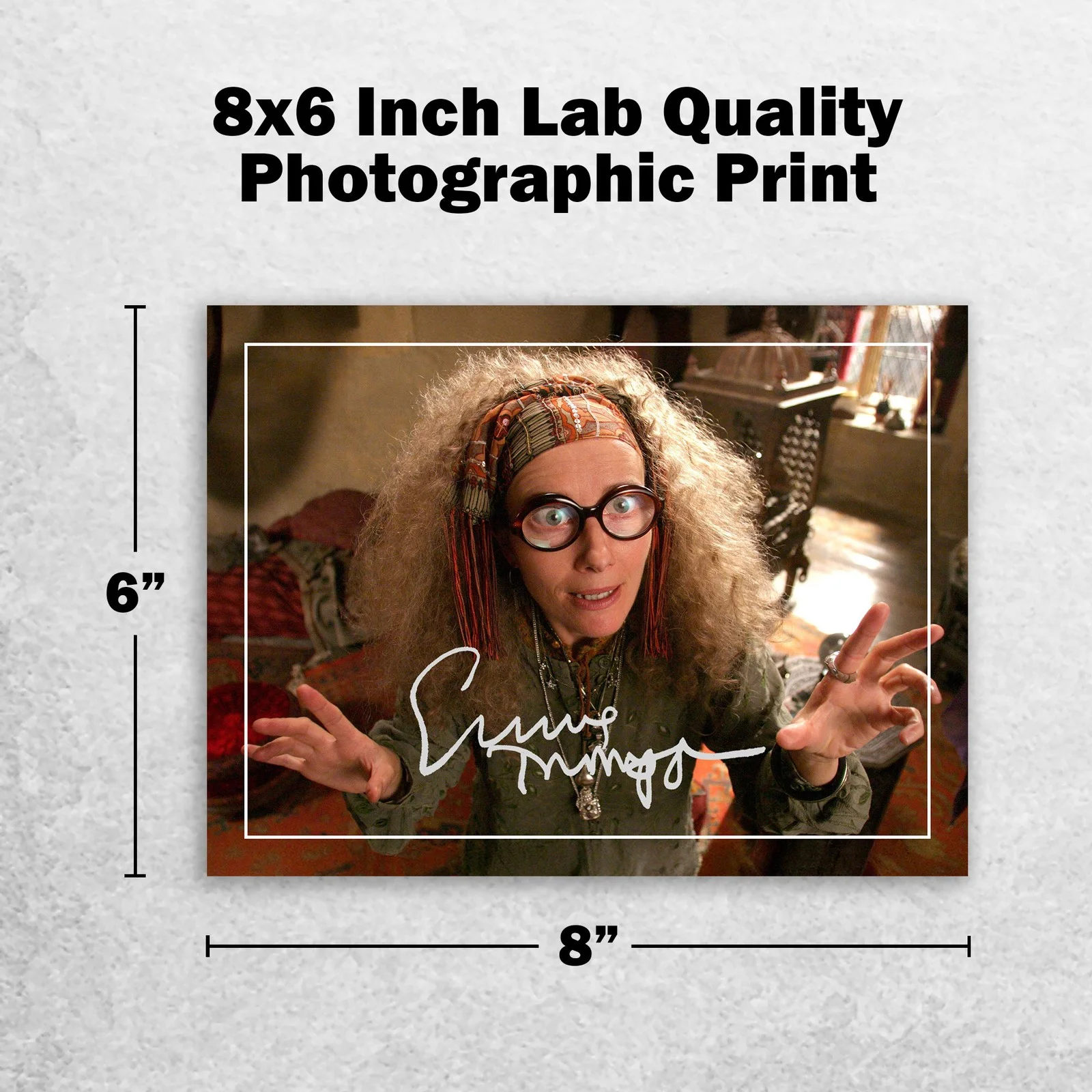 Emma Thompson Signed Memorabilia 8x6 Pre Printed Autograph Photo Memorabilia, изображение 2