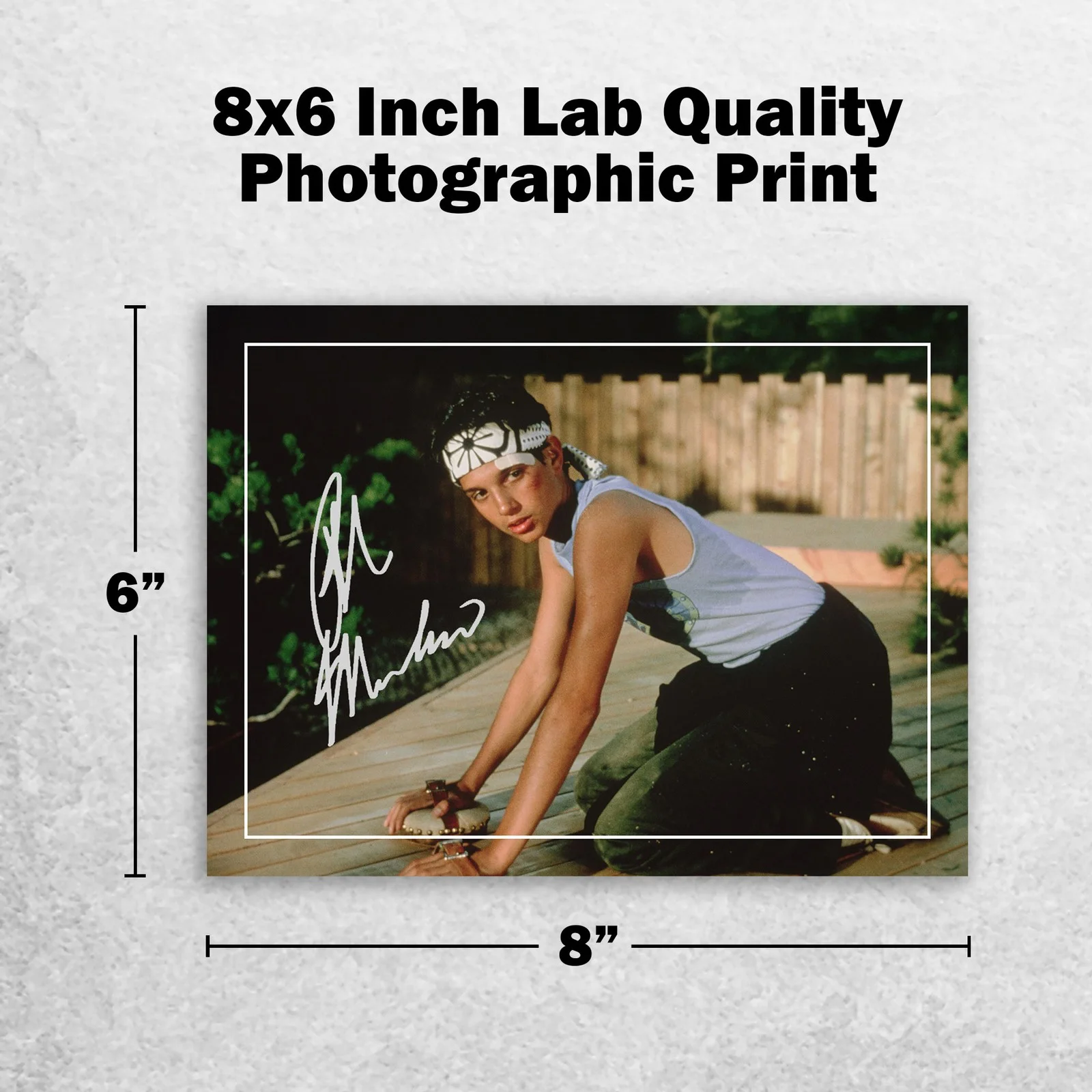 Ralph Macchio Signed Memorabilia 8x6 Pre Printed Autograph Photo Memorabilia, image 2