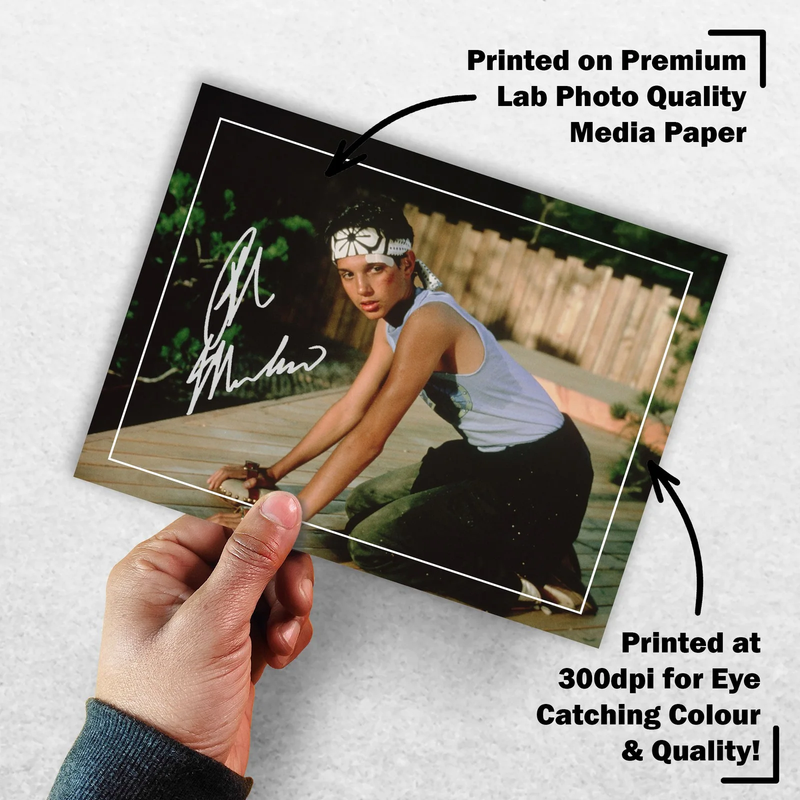 Ralph Macchio Signed Memorabilia 8x6 Pre Printed Autograph Photo Memorabilia, image 3