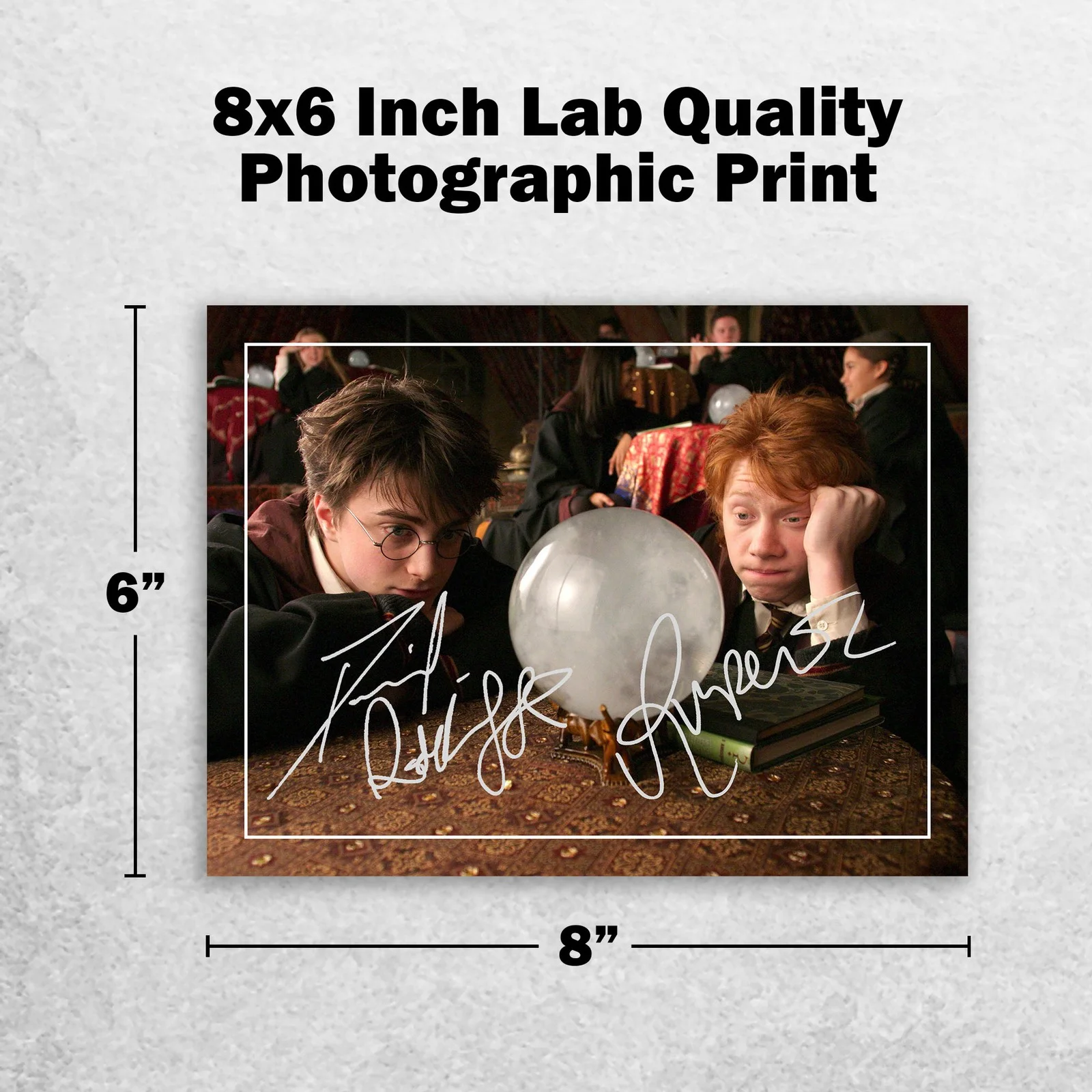Daniel Radcliffe Rupert Grint Signed Memorabilia 8x6 Pre Printed Autograph Photo, изображение 2