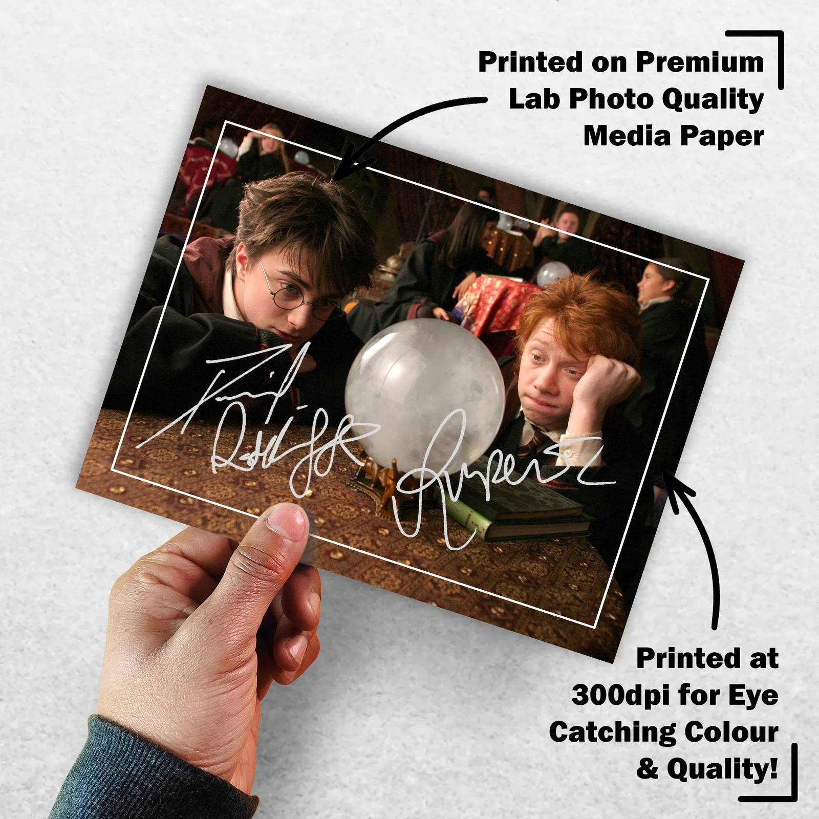 Daniel Radcliffe Rupert Grint Signed Memorabilia 8x6 Pre Printed Autograph Photo, изображение 3