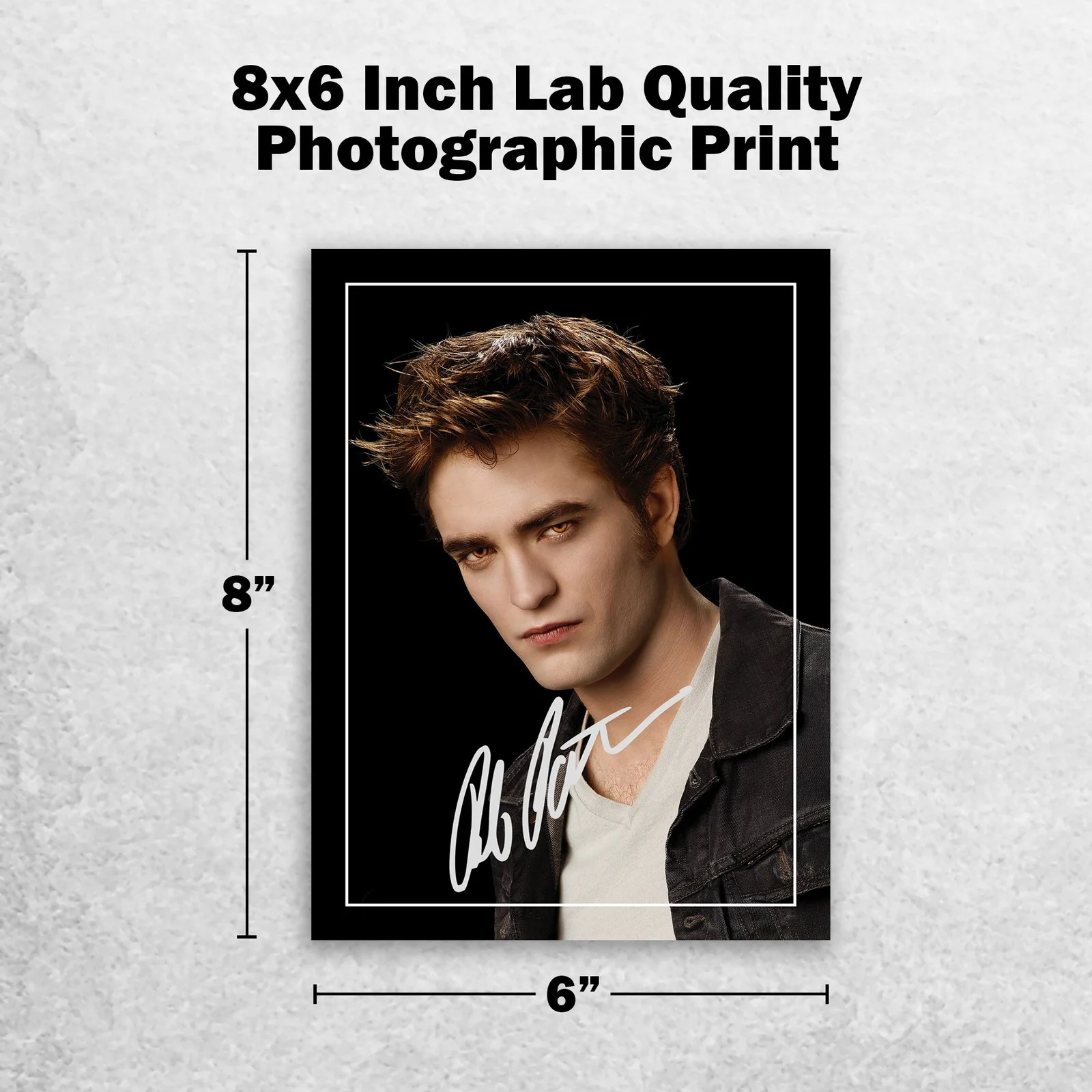 Robert Pattinson Signed Memorabilia 8x6 Pre Printed Autograph Photo Memorabilia, изображение 2