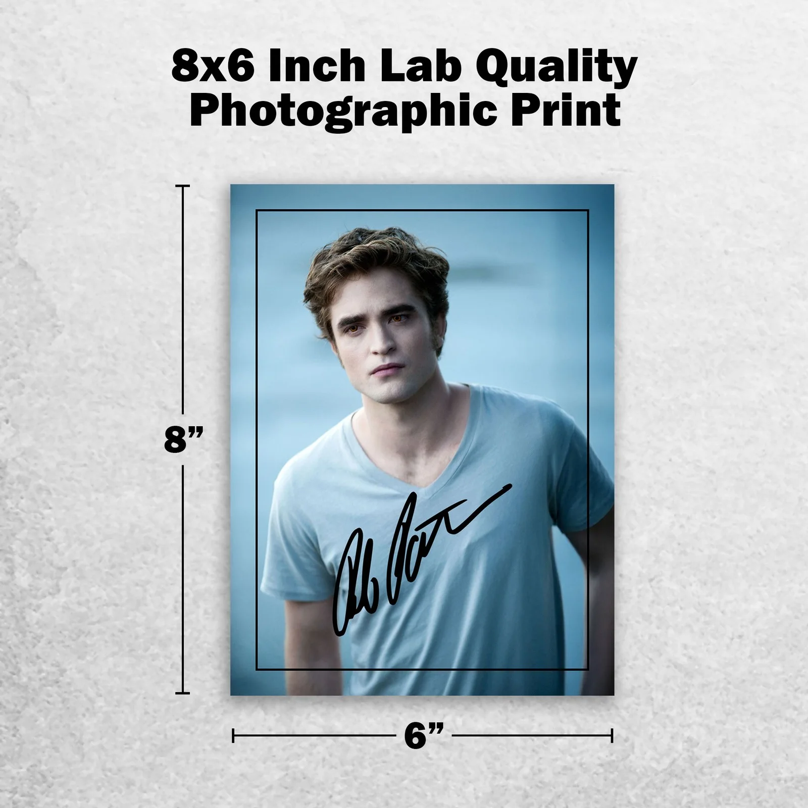 Robert Pattinson Signed Memorabilia 8x6 Pre Printed Autograph Photo Memorabilia, image 2