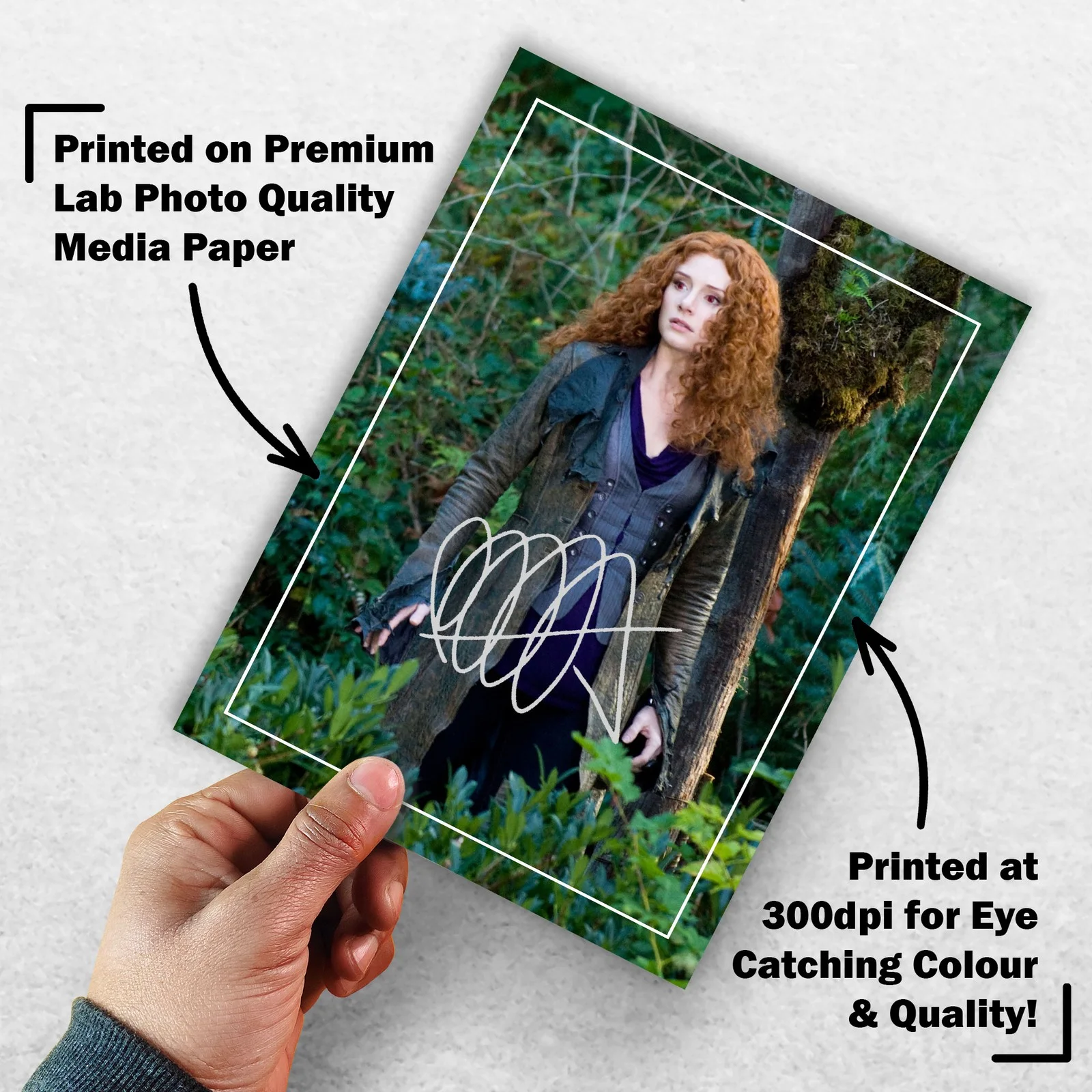 Bryce Dallas Howard 8x6 Signed Memorabilia 8x6 Pre Printed Autograph Photo, изображение 3