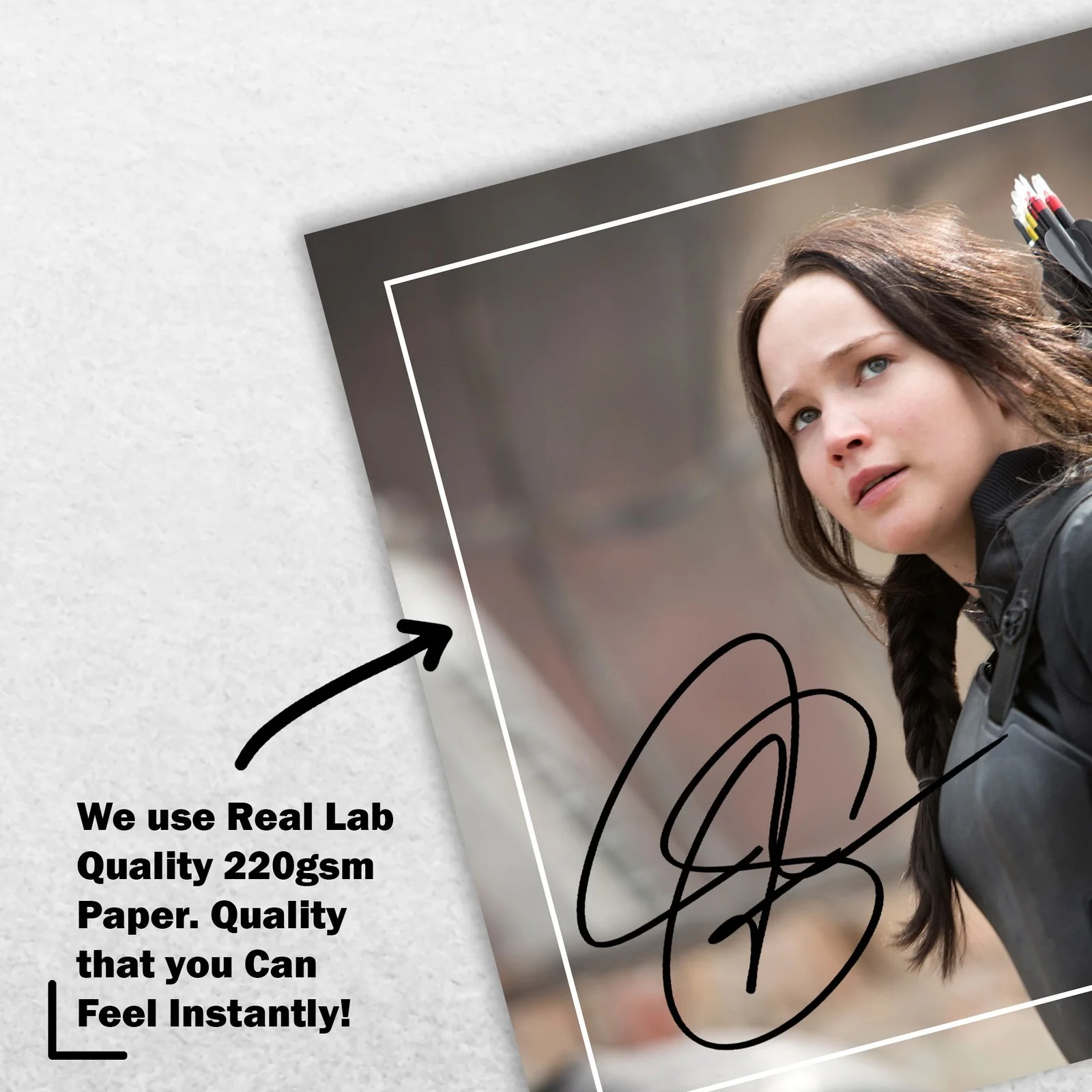 Jennifer Lawrence 8x6 Photo Signed Memorabilia 8x6 Pre Printed Autograph Photo, изображение 4