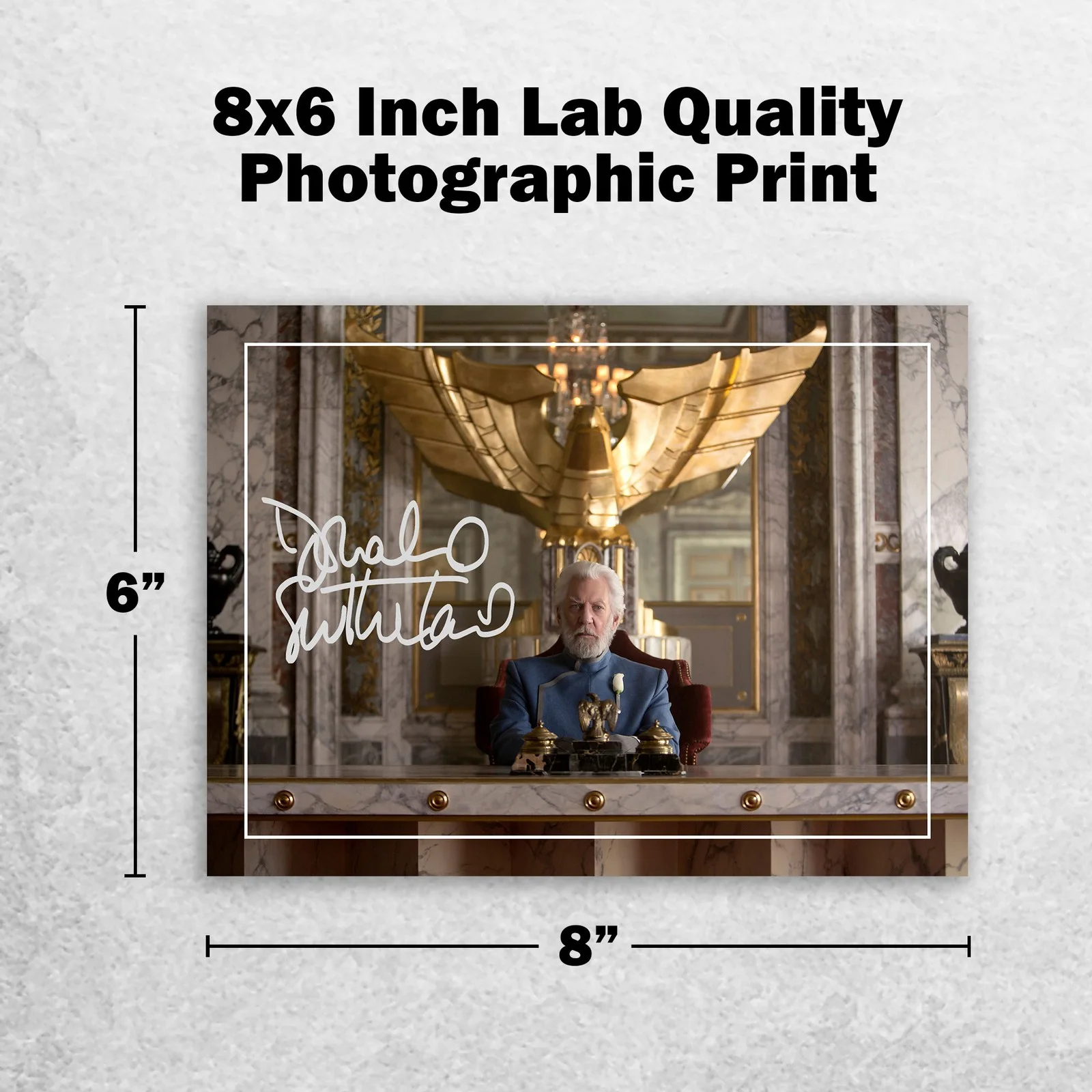 Donald Sutherland Signed Memorabilia 8x6 Pre Printed Autograph Photo Memorabilia, изображение 2