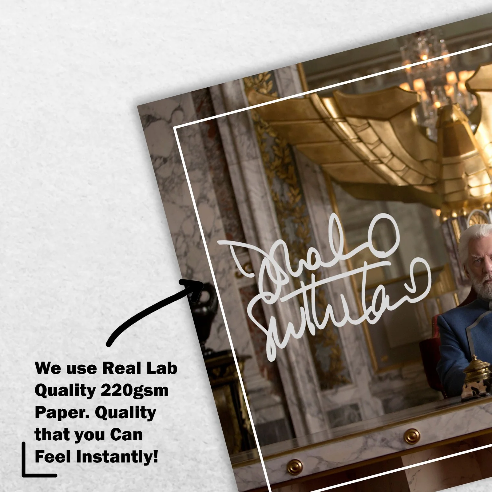 Donald Sutherland Signed Memorabilia 8x6 Pre Printed Autograph Photo Memorabilia, изображение 4