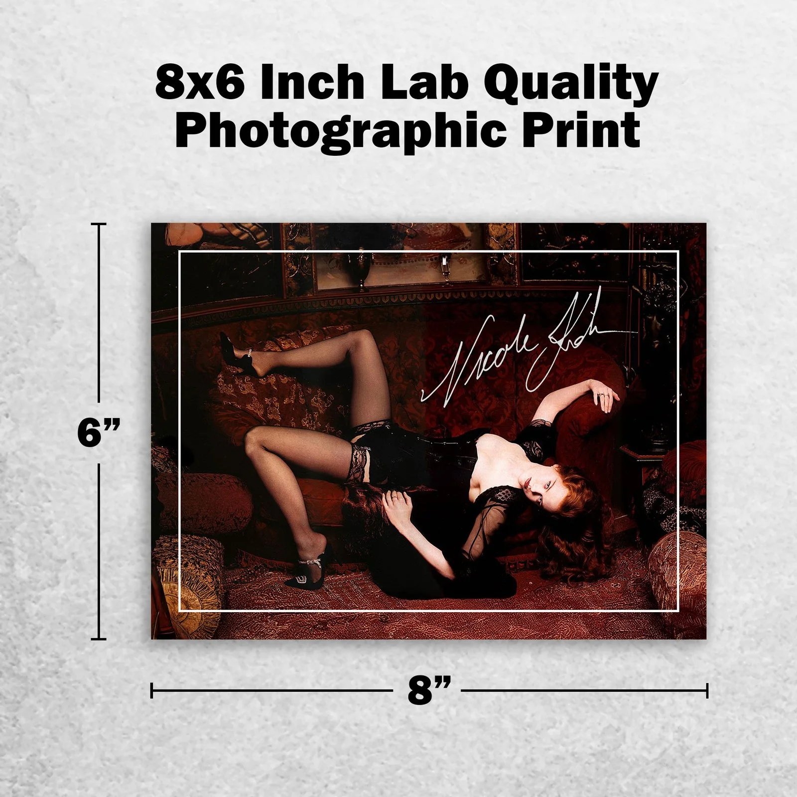 Nicole Kidman Signed Memorabilia 8x6 Pre Printed Autograph Photo Memorabilia, изображение 2