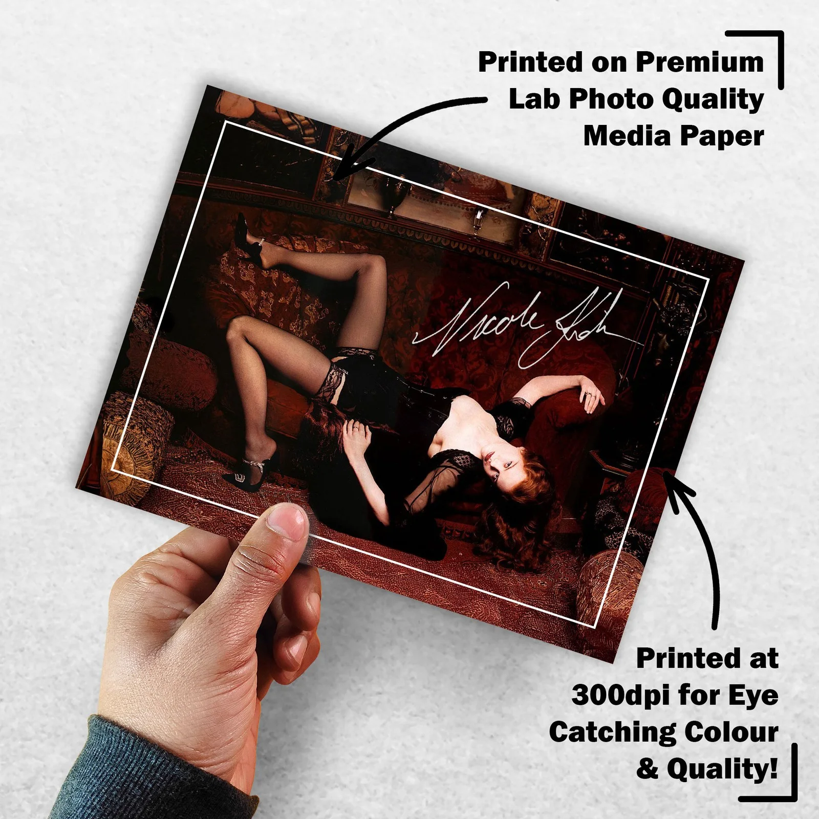 Nicole Kidman Signed Memorabilia 8x6 Pre Printed Autograph Photo Memorabilia, изображение 3
